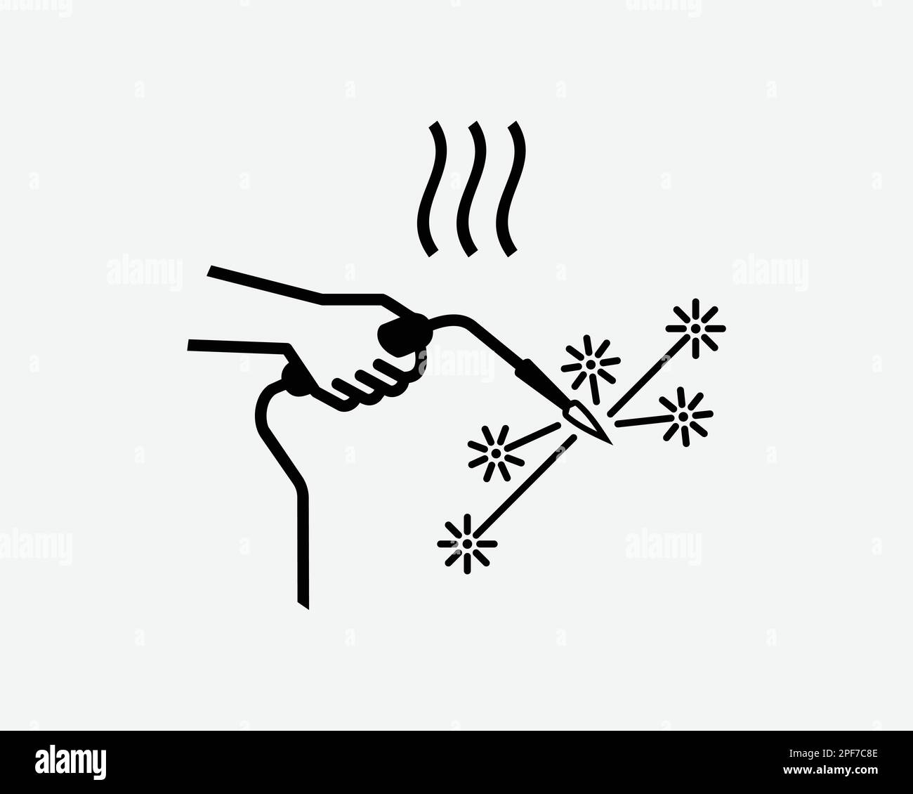 Welding Torch Flame Vector