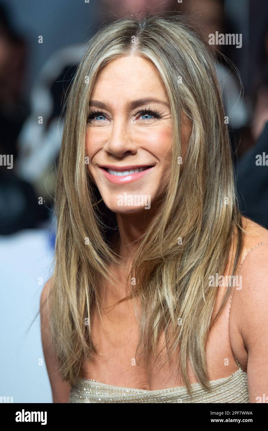 Paris, France. 16th Mar, 2023. Jennifer Aniston attending the Murder  Mystery 2 Premiere on March 16, 2023. Photo by Aurore  Marechal/ABACAPRESS.COM Credit: Abaca Press/Alamy Live News Stock Photo -  Alamy