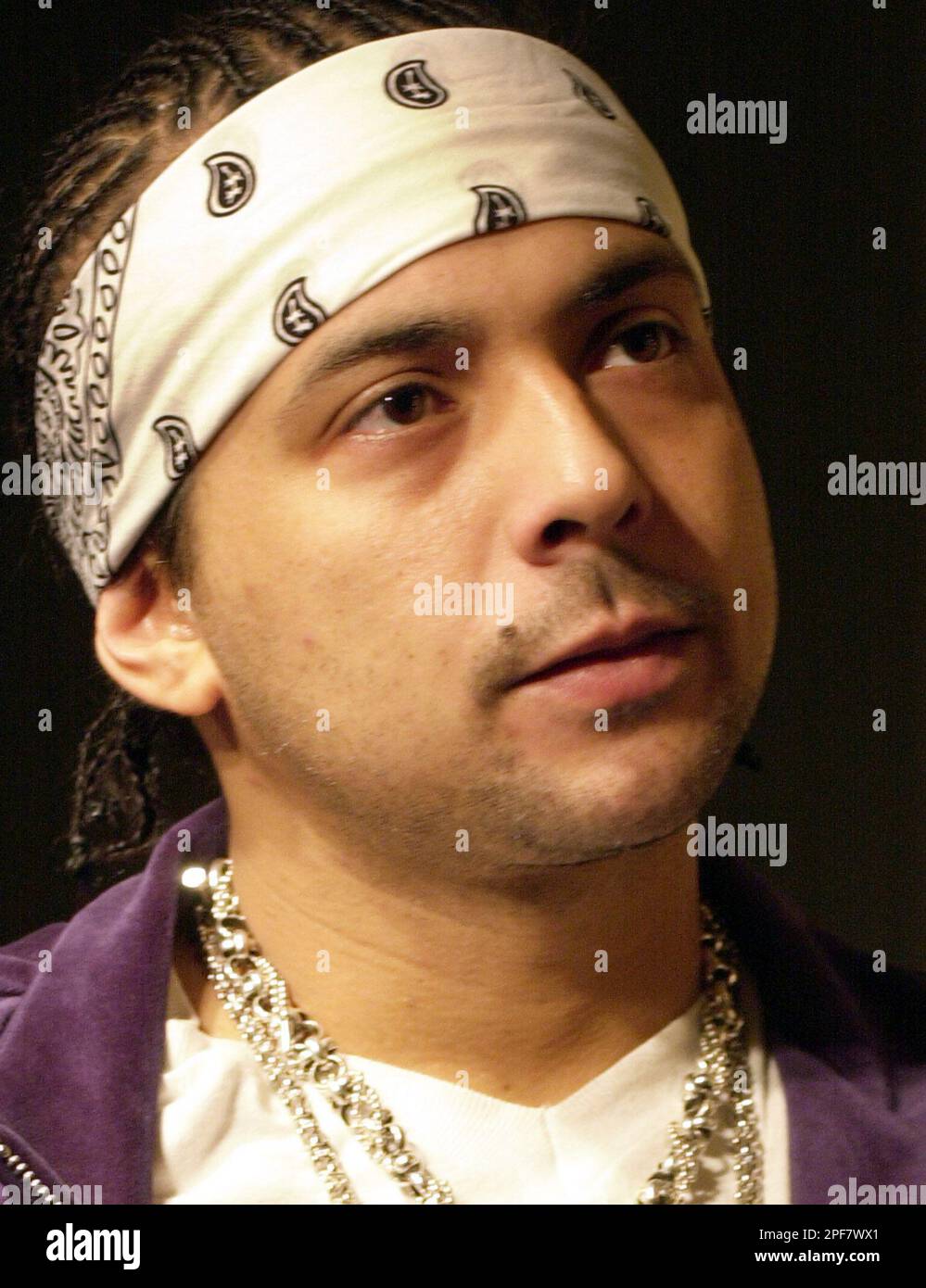 Jamaican dancehall reggae artist Sean Paul Henriques looks over his new