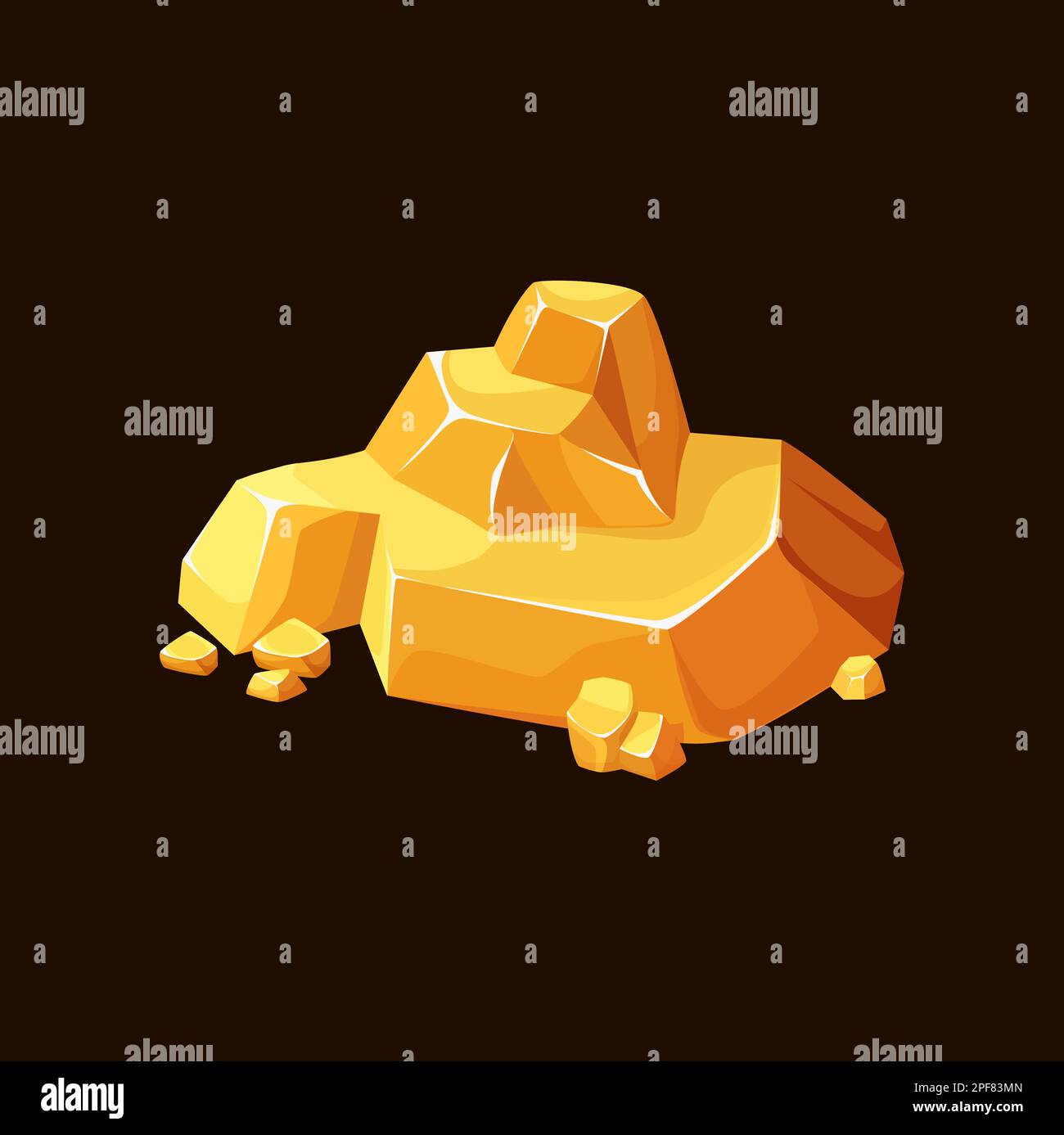 Free Vector  Mining game icons