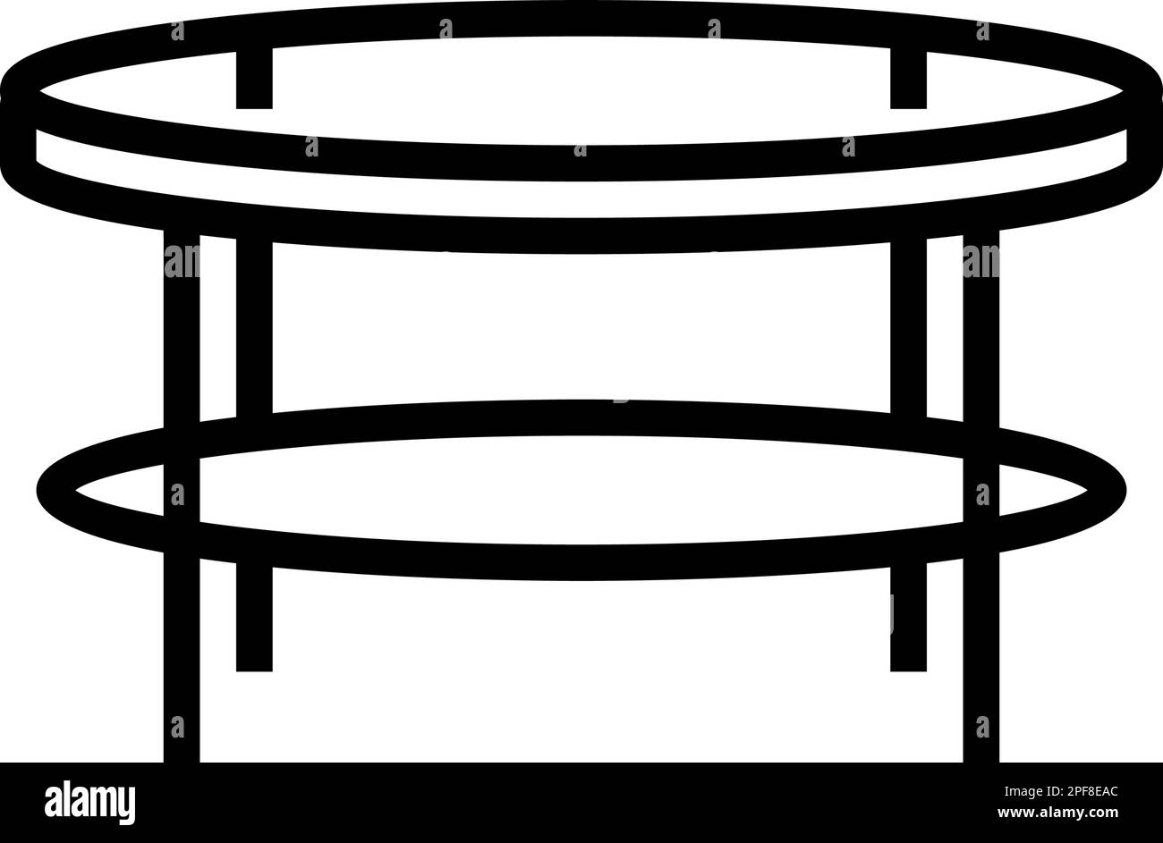 table living room line icon vector illustration Stock Vector Image