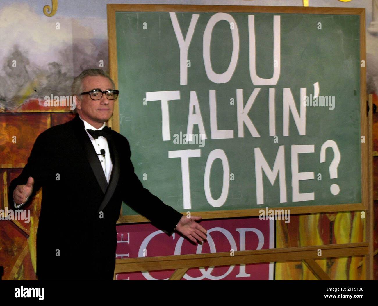 Director Martin Scorsese acknowledges the proper grammar of Robert