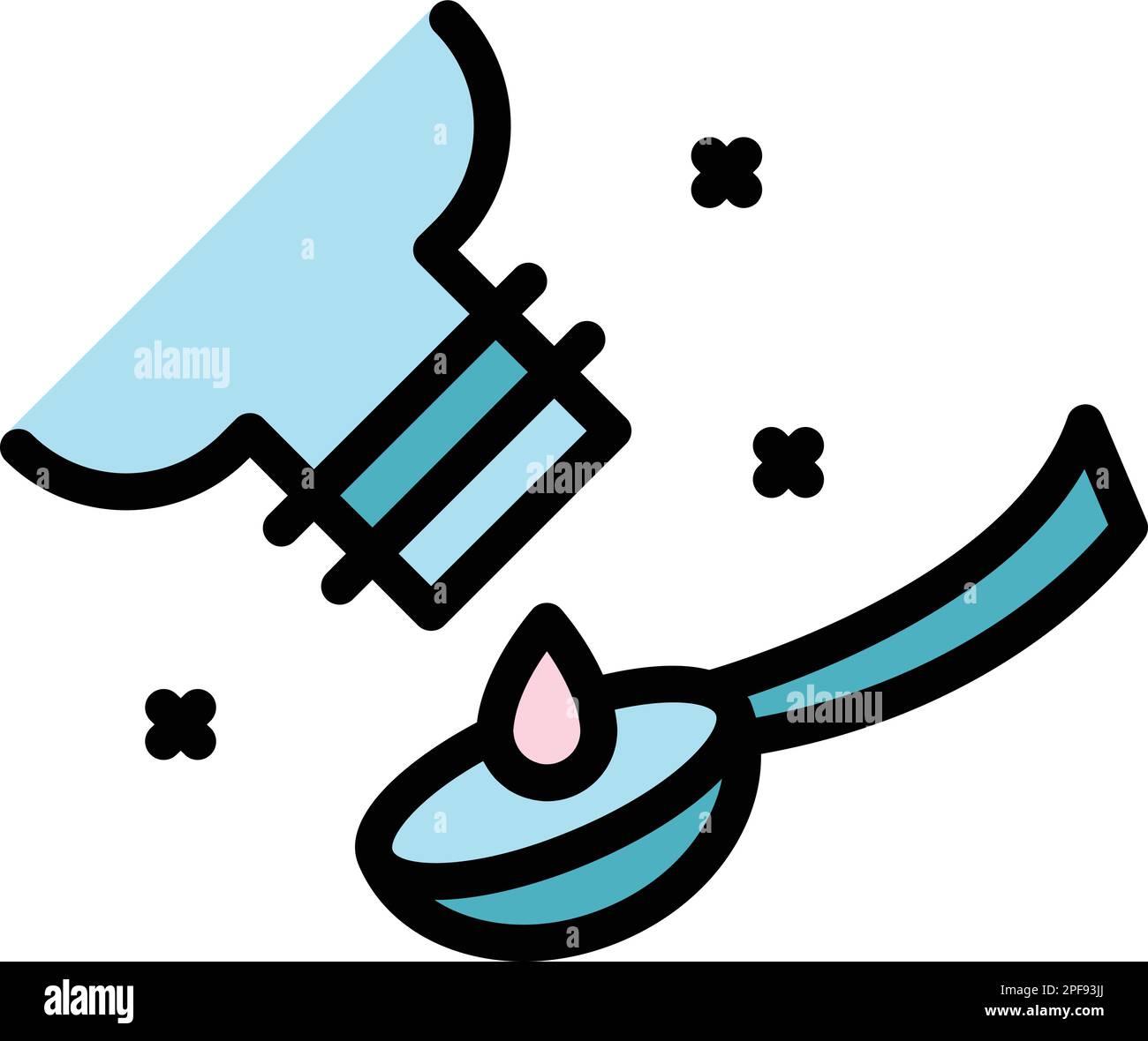 Cough drops icon. Outline cough drops vector icon for web design