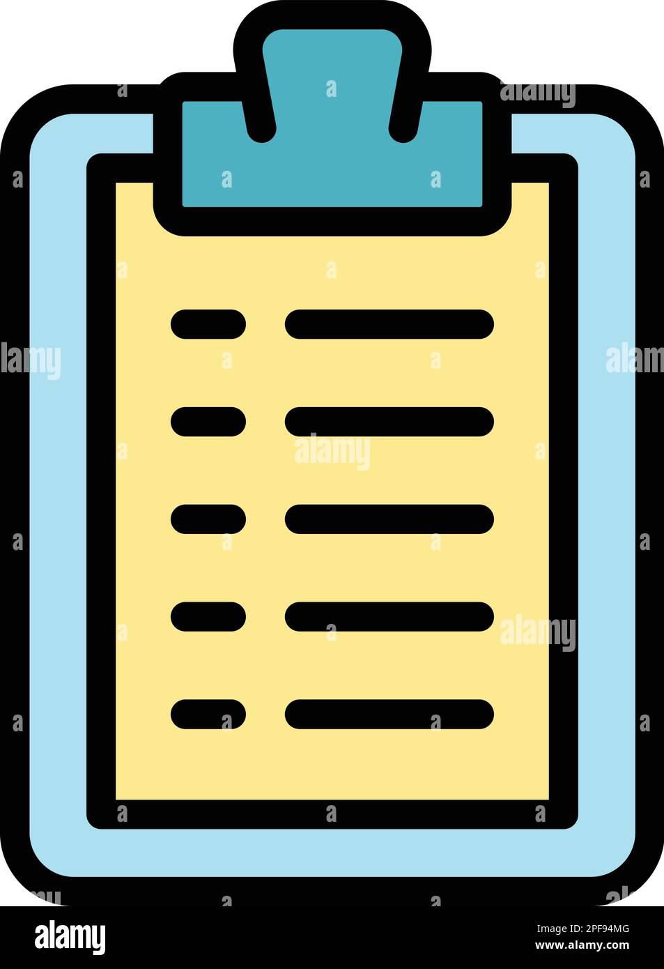 Task schedule work board icon. Outline Task schedule work board vector ...