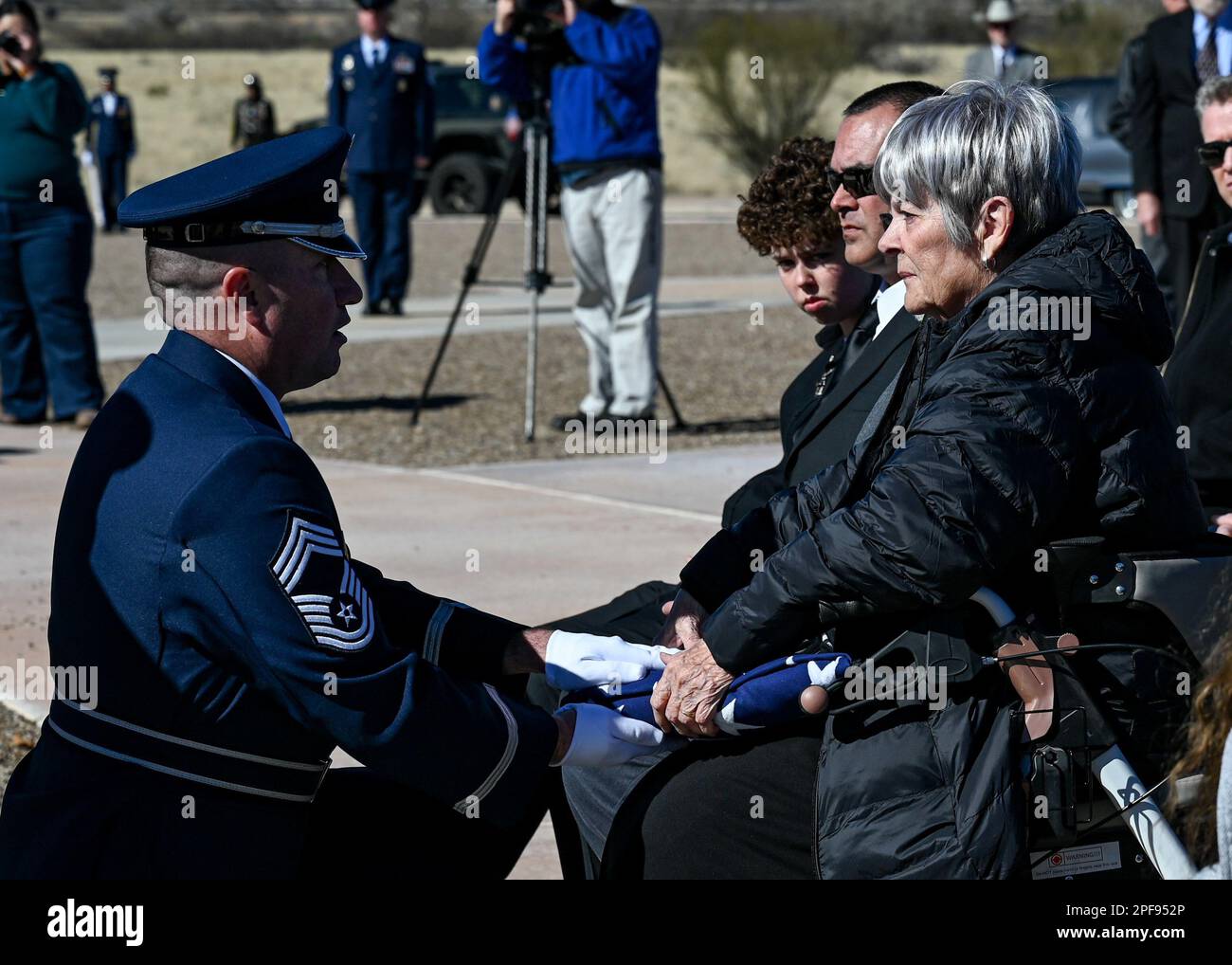 Sierra Vista, Arizona, USA. 25th Jan, 2023. A member of the U.S.