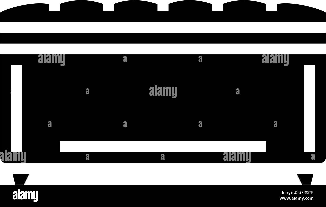 bedroom bench bedroom interior glyph icon vector illustration Stock ...