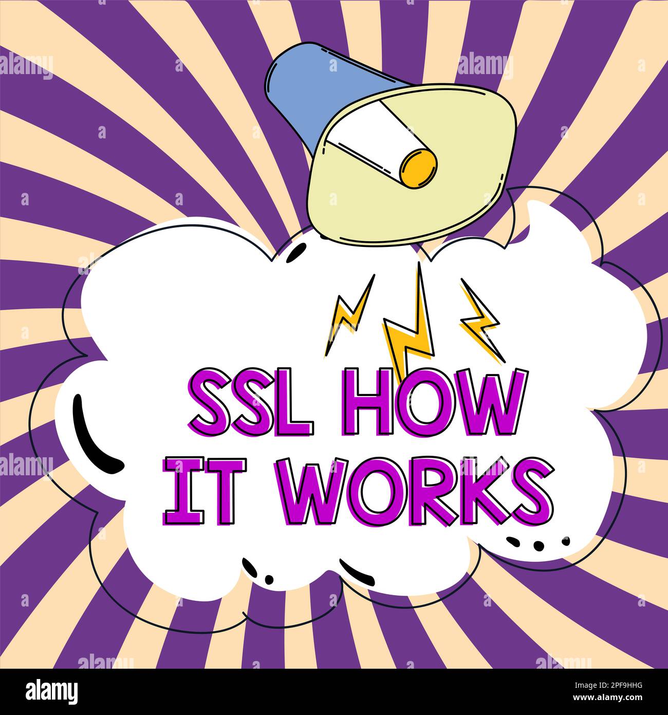 Ssl Ict Conceptual display Ssl How It Works. Internet Concept session key is ...