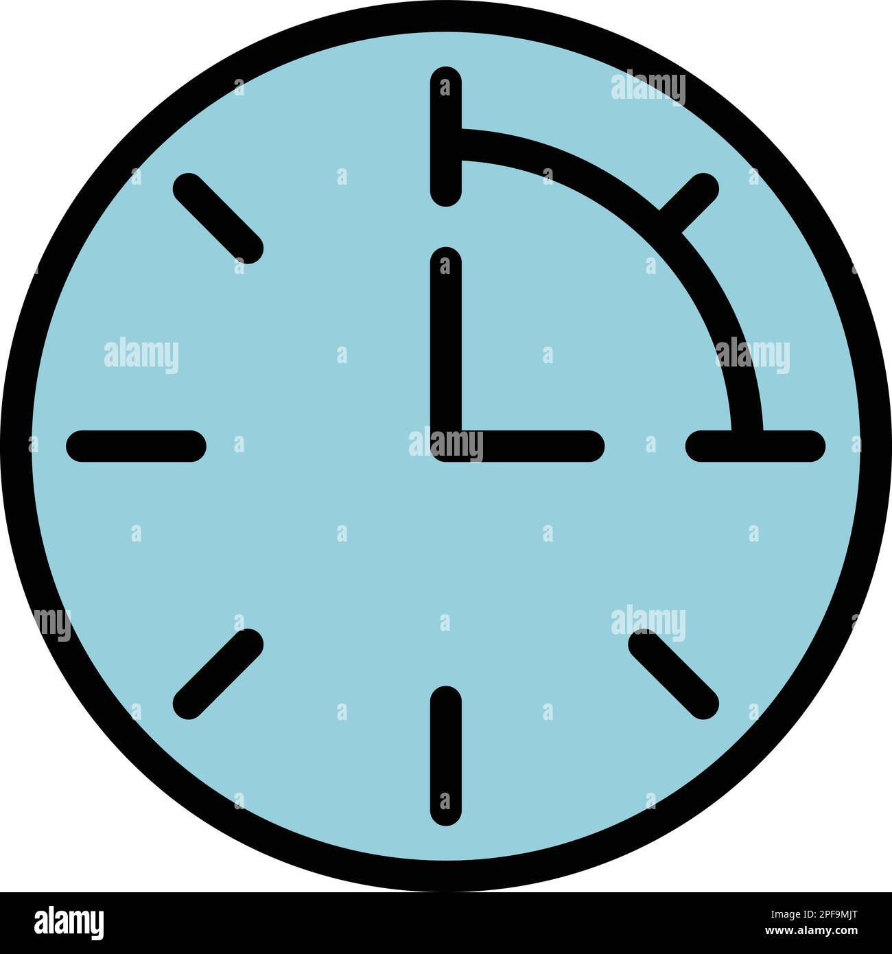 Car parking time icon. Outline car parking time vector icon for web ...