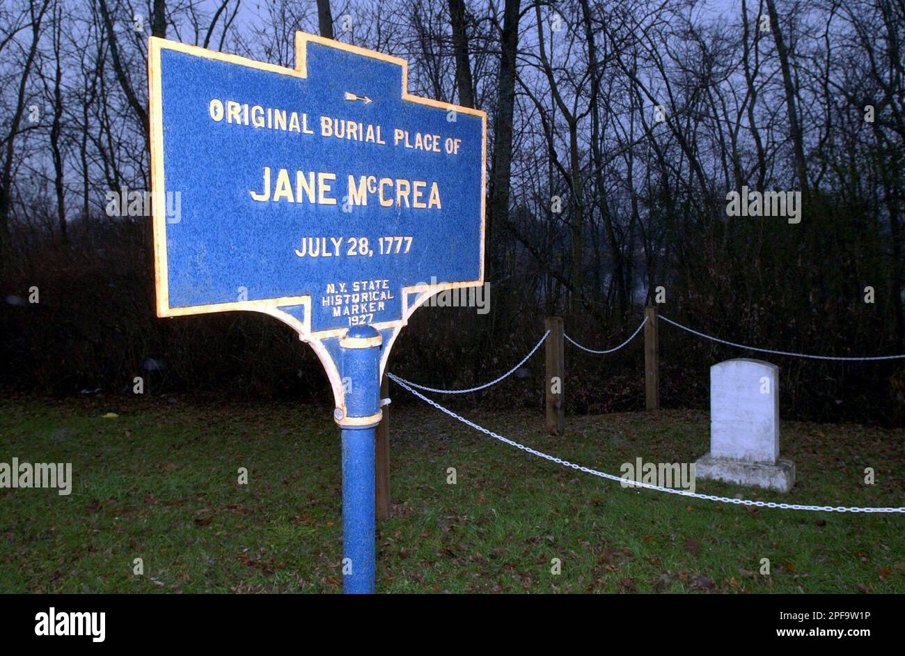** APN ADVANCE FOR SUNDAY, DEC. 15 **A New York State Historical marker ...