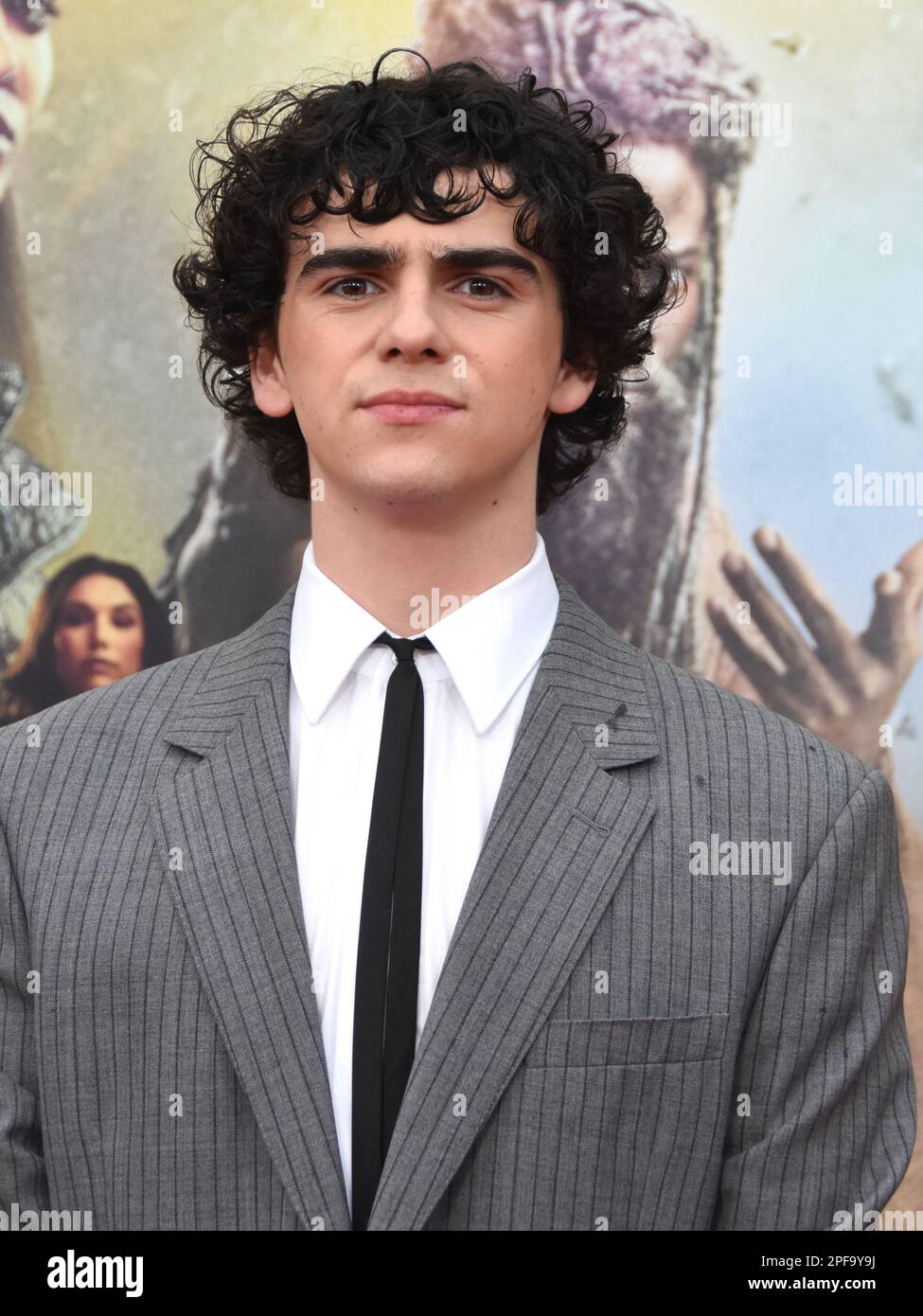 Los Angeles, California, USA 14th March 2023 Actor Jack Dylan Grazer attends the Premiere of Warner Bros. 'Shazam! Fury of the Gods' at Regency Village Theatre on March 14, 2023 in Los Angeles, California, USA. Photo by Barry King/Alamy Stock Photo Stock Photo