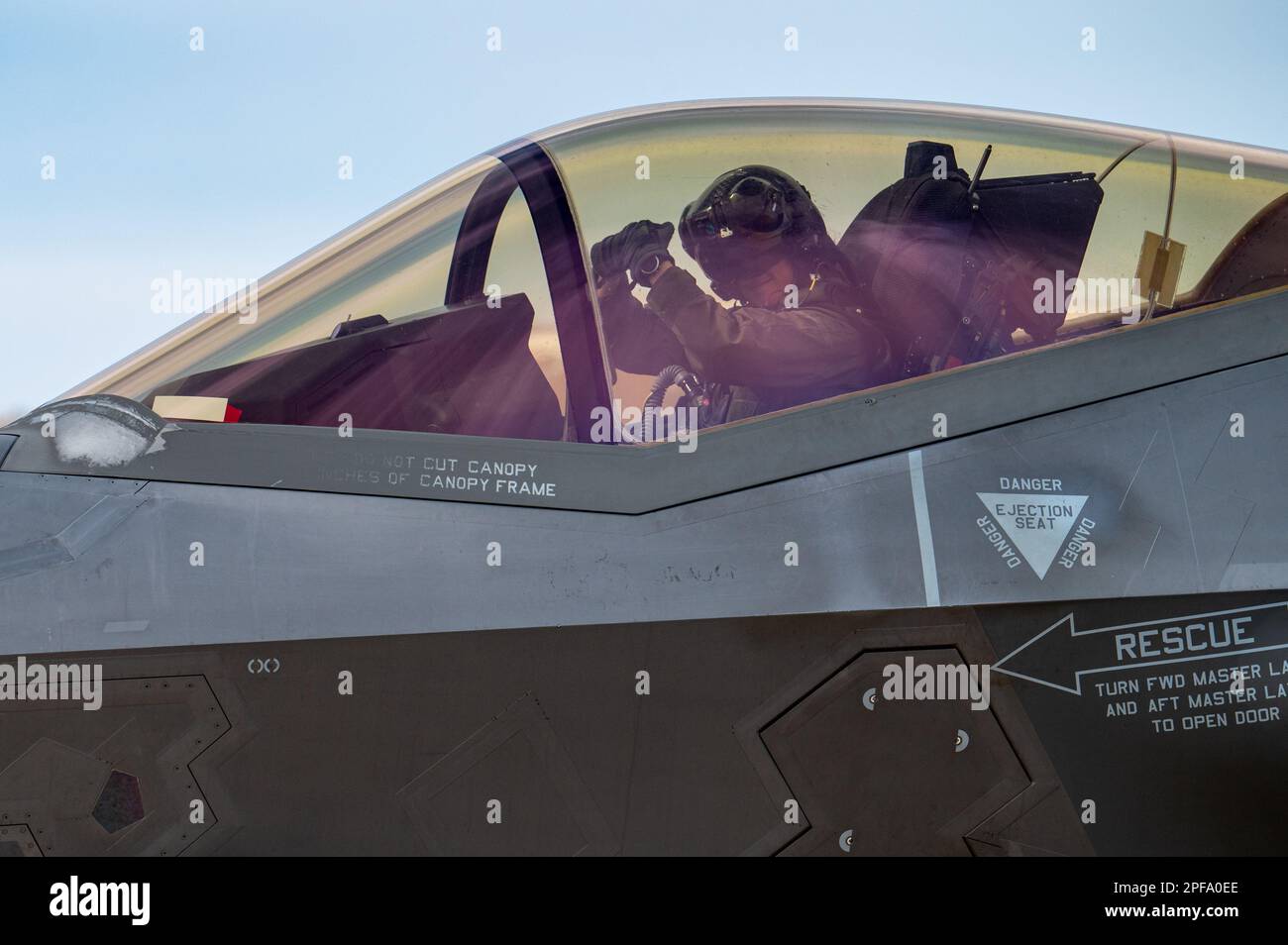 U.S. Air Force Maj. Kristin "BEO" Wolfe, F-35A Lightning II ...