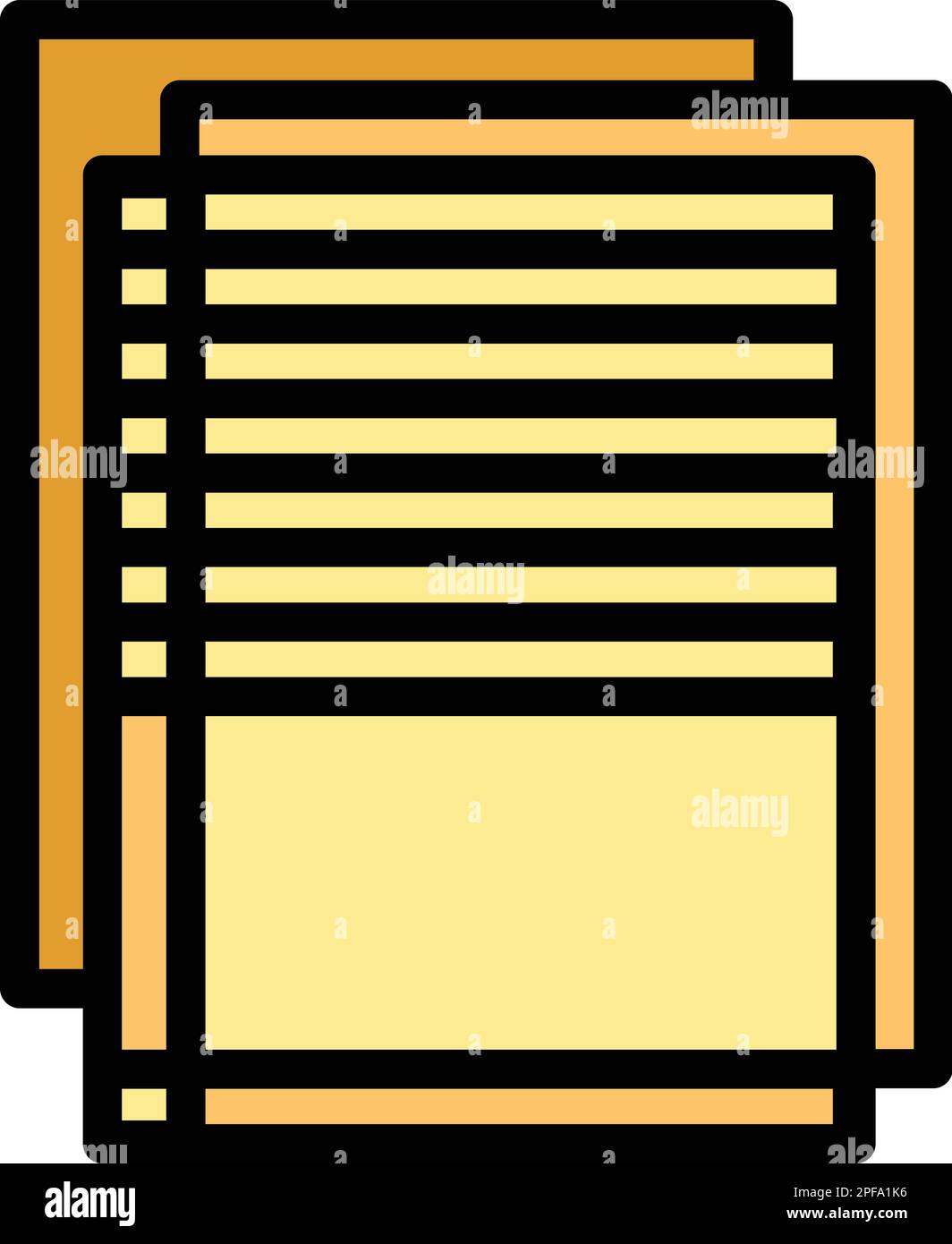 Database sheet icon. Outline database sheet vector icon for web design ... image.