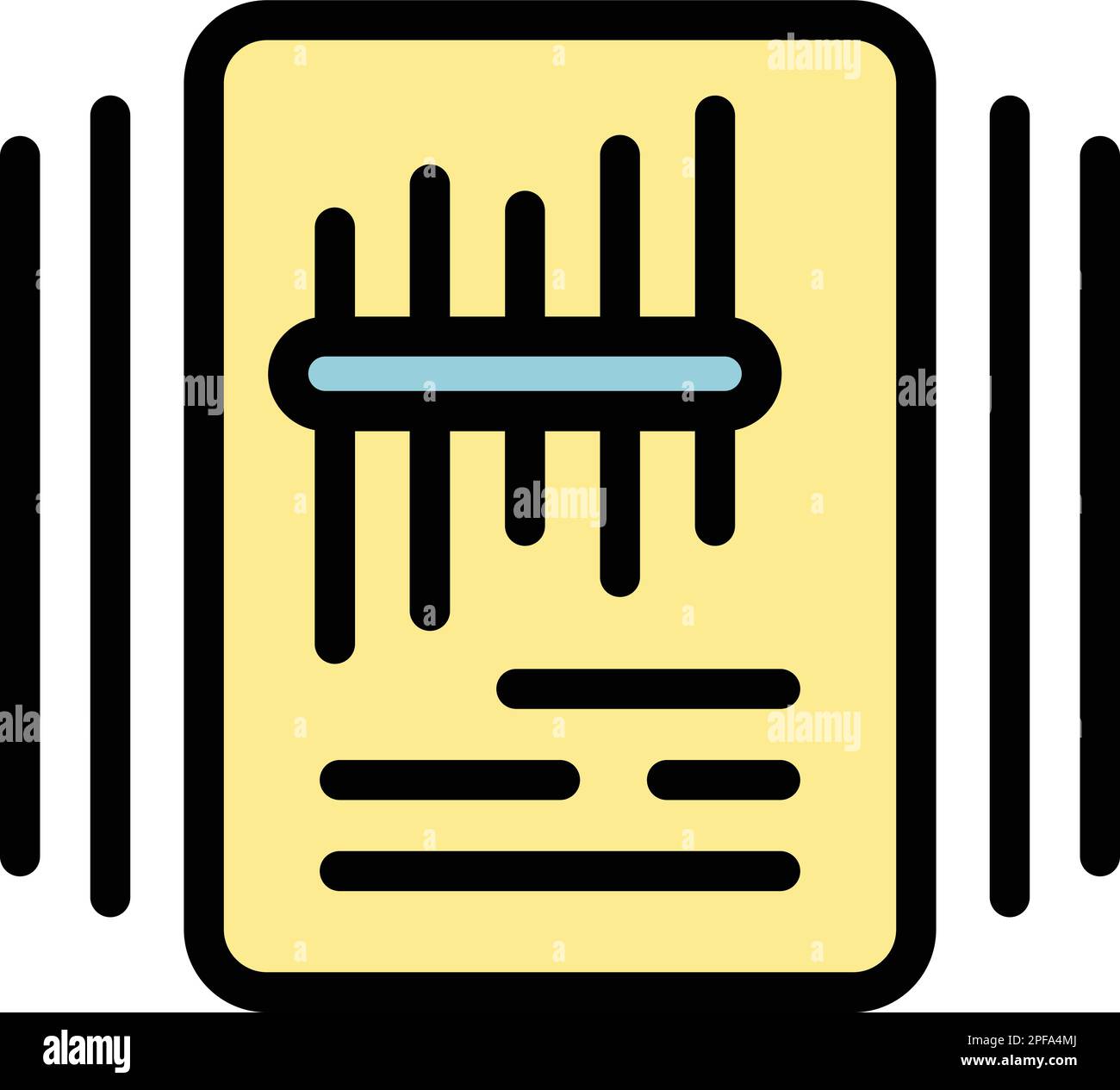 Organization chart icon. Outline organization chart vector icon for web ...