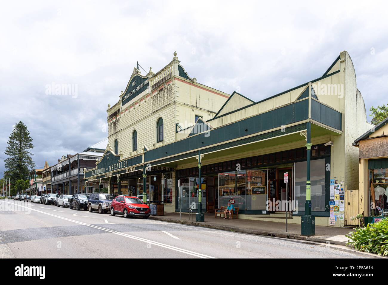 The Commercial Emporium building in Bellingen, New South Wales, which