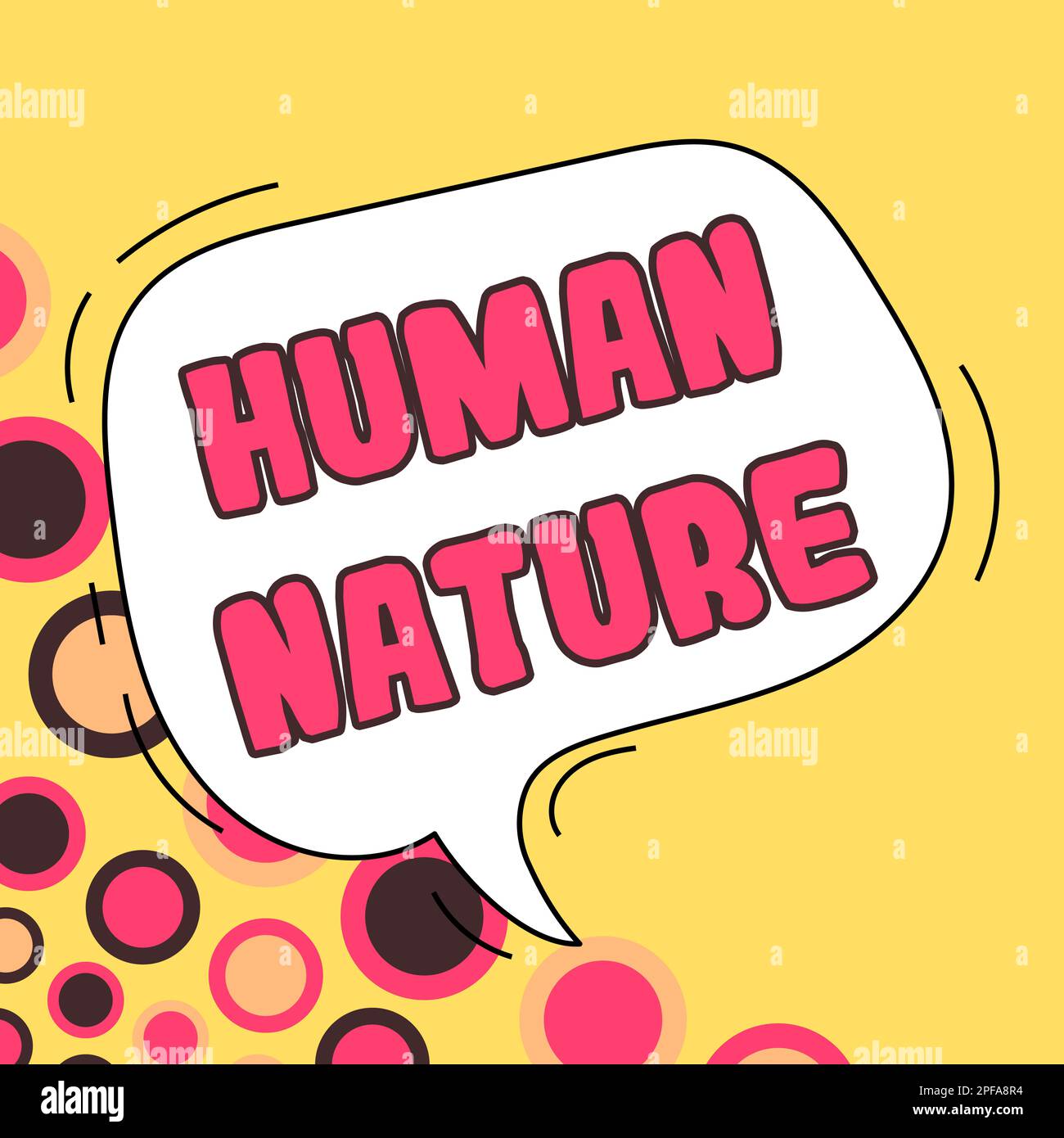 Humankind Sign Hand writing sign Human Nature. Word Written on psychological ...