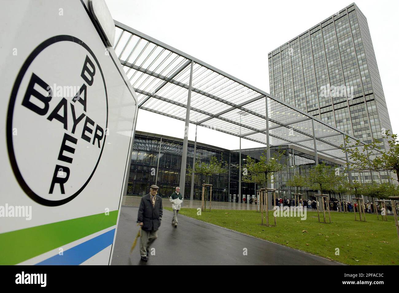 General view of the new headquarter, center, of German pharmaceutical