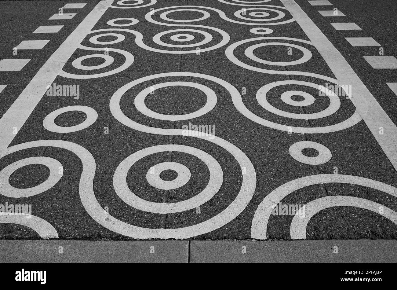 Road marking paint Black and White Stock Photos & Images - Alamy