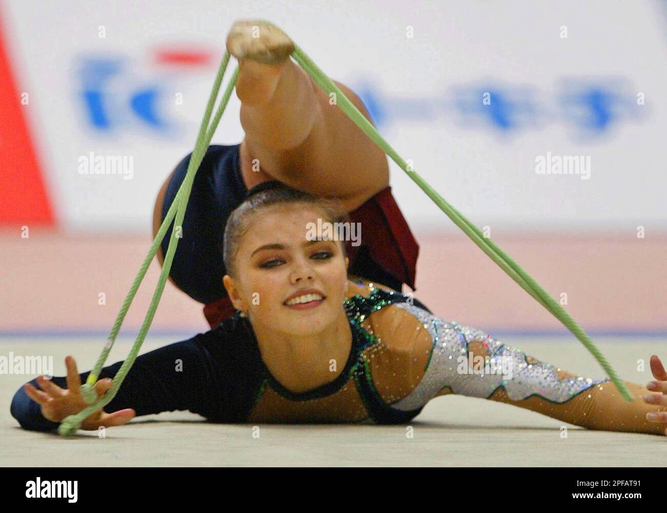 Alina Kabaeva Of Russia Performs With A Rope In The Final Round Of The alina-kabaeva-of-russia-performs-with-a-rope-in-the-final-round-of-the