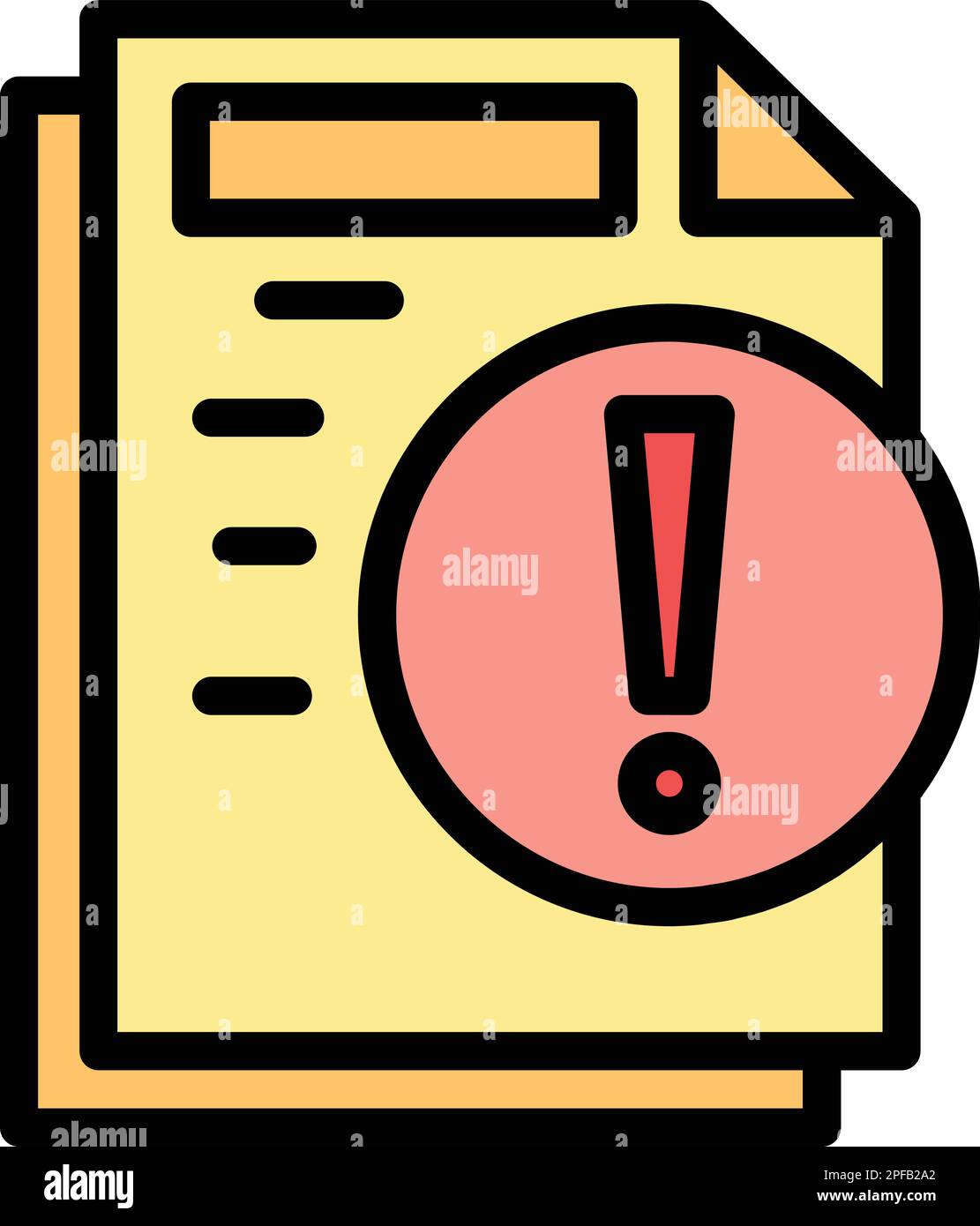 Warning instructions icon. Outline warning instructions vector icon for