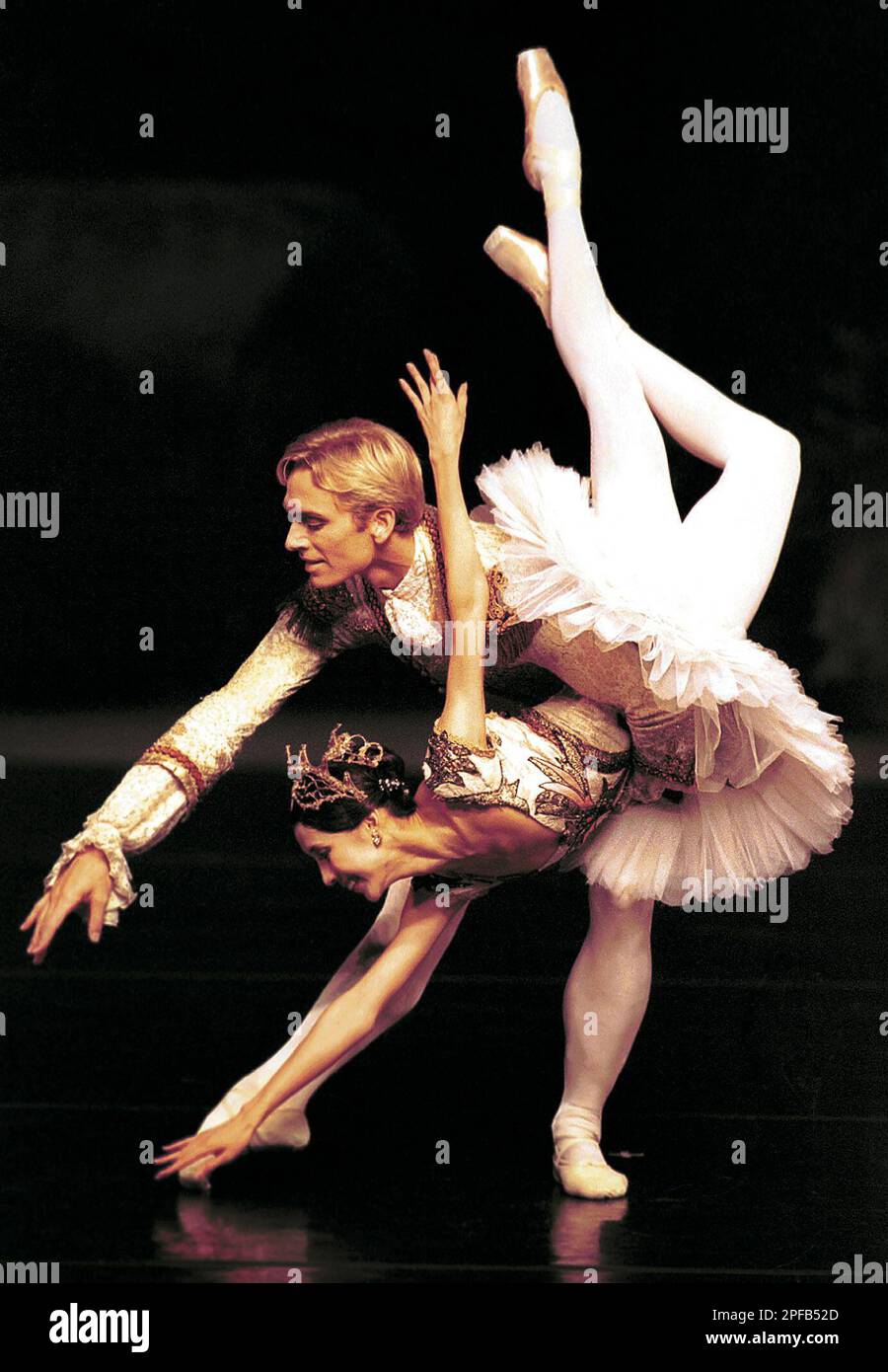 Geon Van Der Wyst, top, and Chan Hon Goh perform Act III