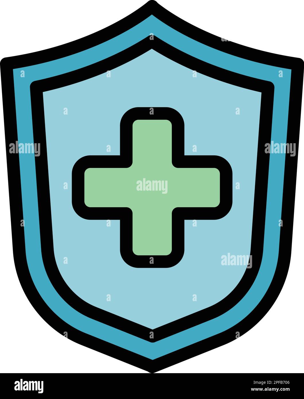 Immune system icon. Outline immune system vector icon for web design ...