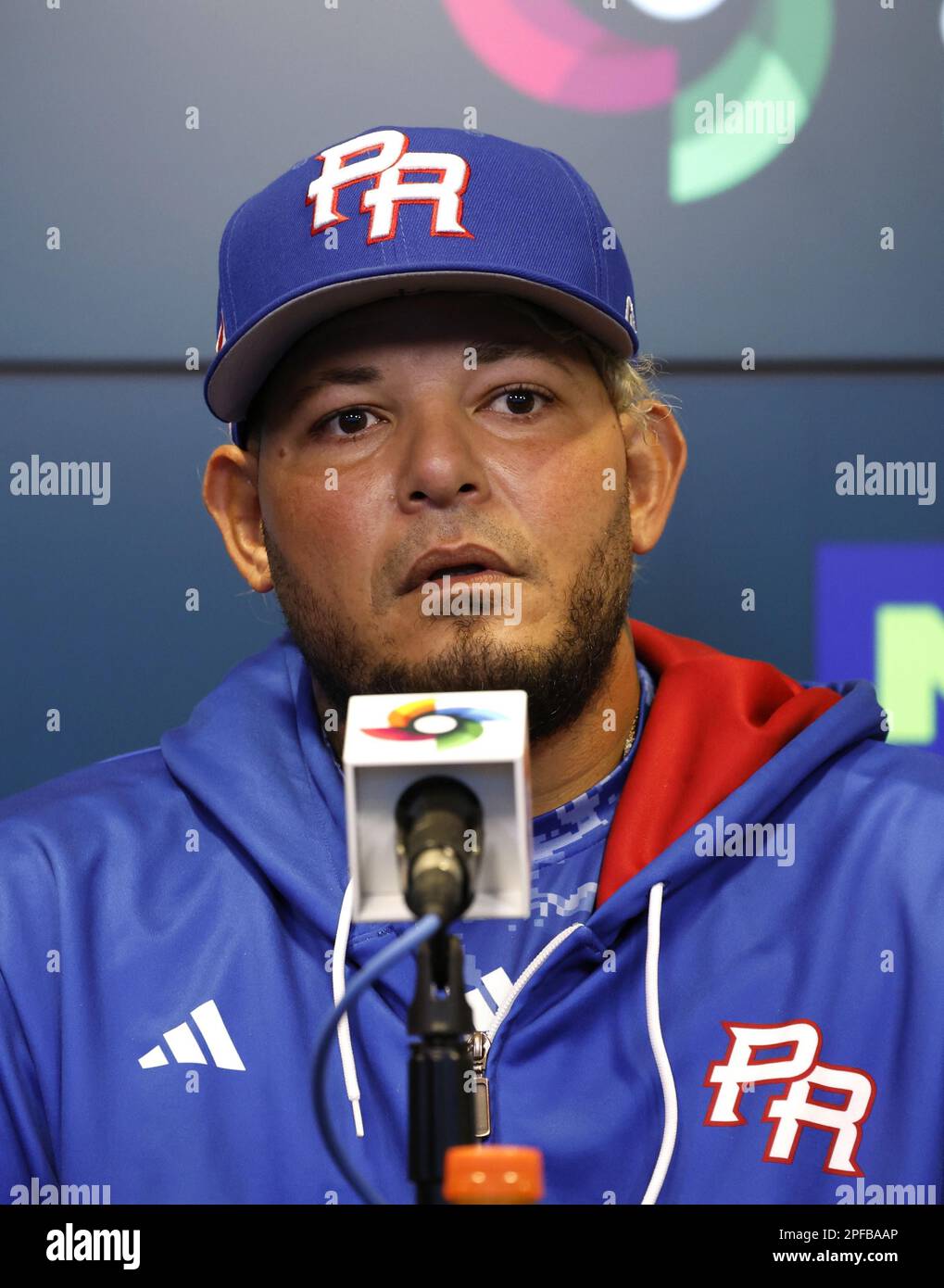 World Baseball Classic - Team Puerto Rico manager Yadier Molina