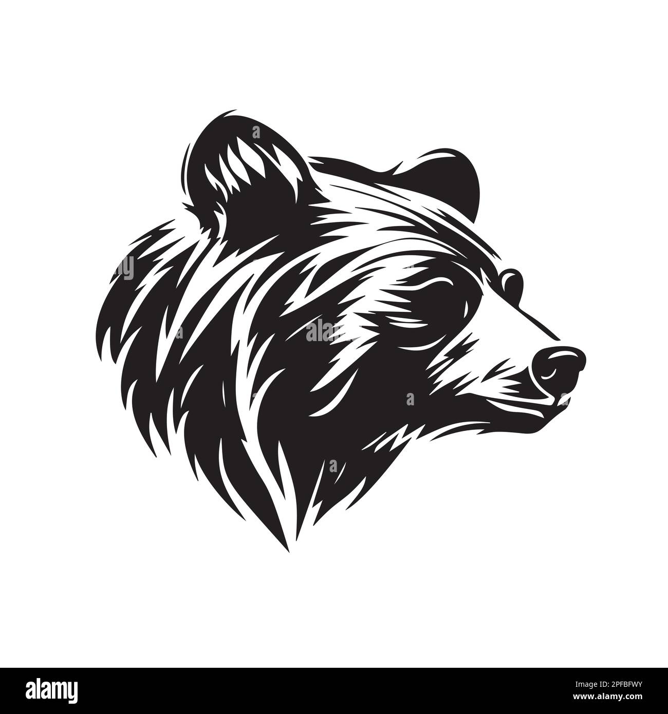 Bear Head Logo Mascot Emblem Eps 10 Stock Vector Image &amp; Art - Alamy