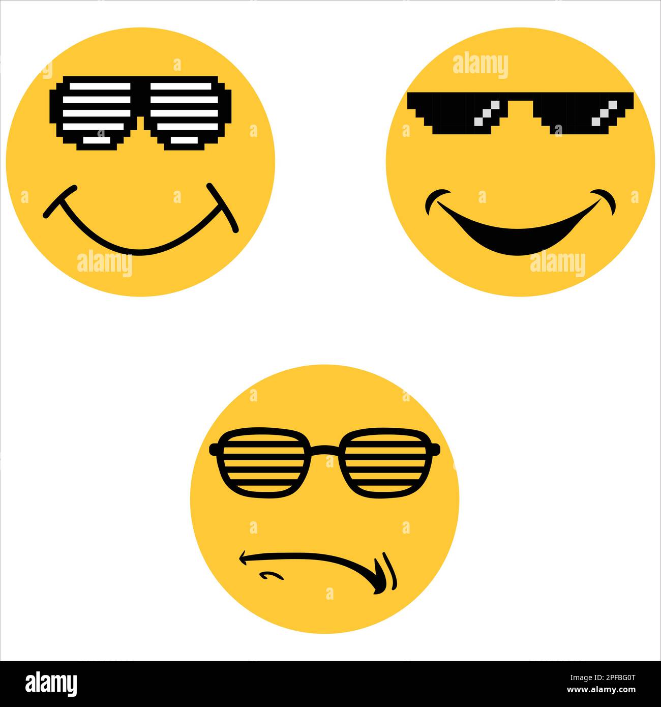 collection-of-emoji-stock-vector-image-art-alamy