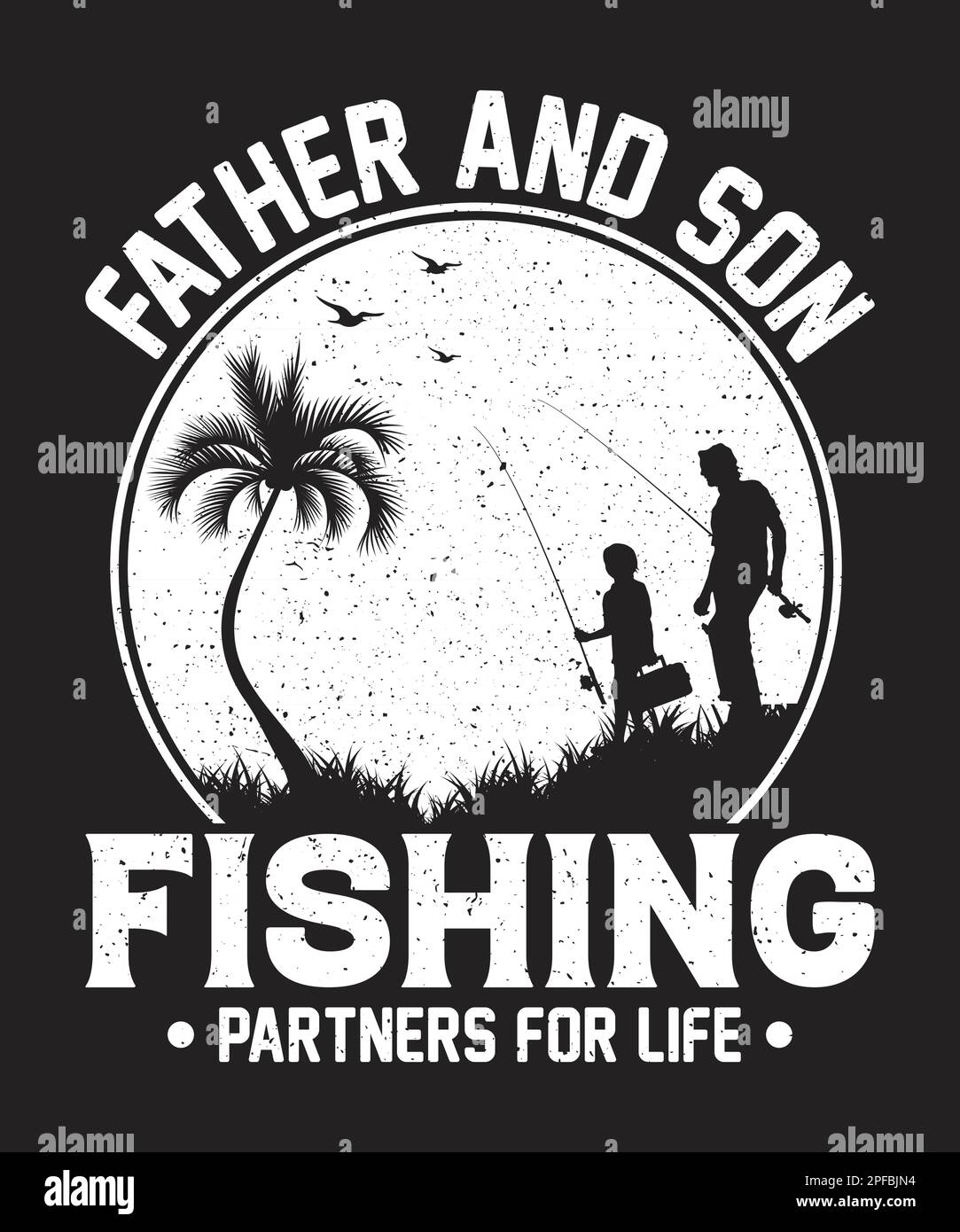 Father son fishing vintage hi-res stock photography and images - Alamy