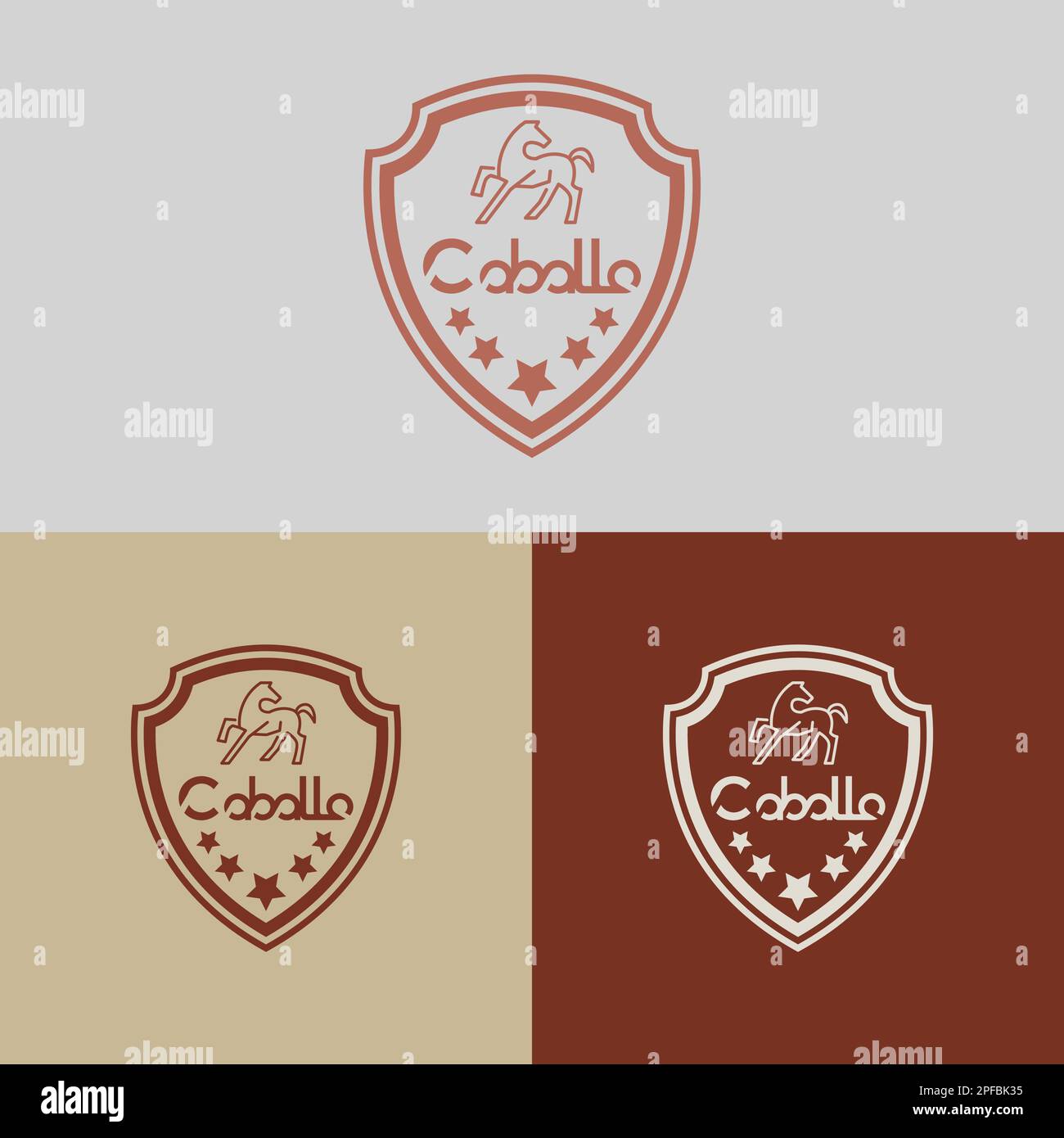 Tack shop horse logo caballo Stock Vector Image & Art Alamy