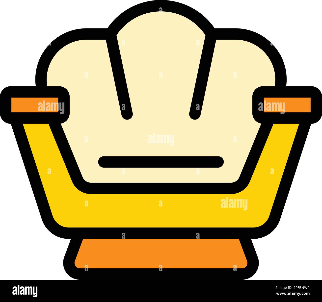 Lounge icon. Outline lounge vector icon for web design isolated on ...