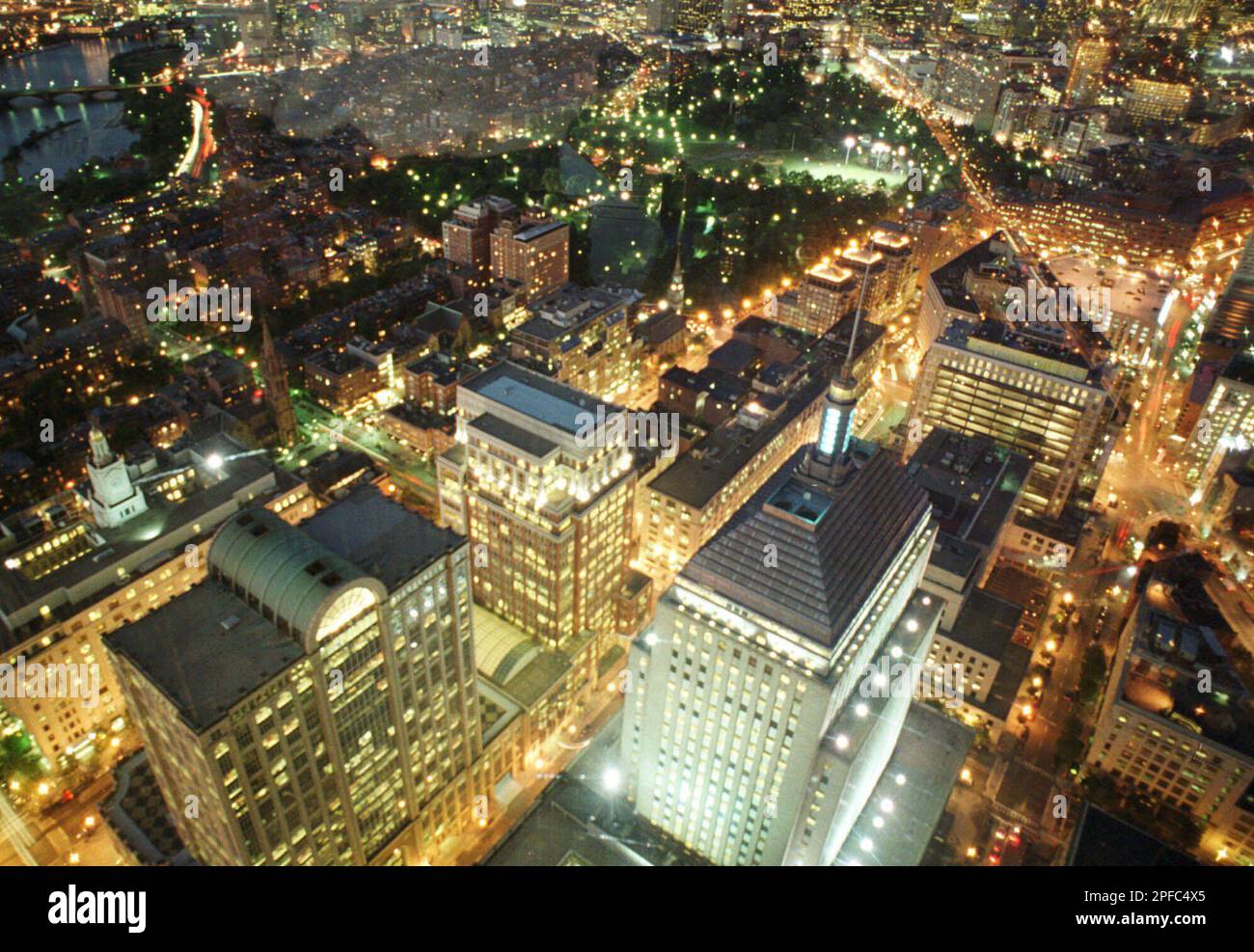 This is an aerial view Wednesday, Sept. 6, 2000, showing Boston's