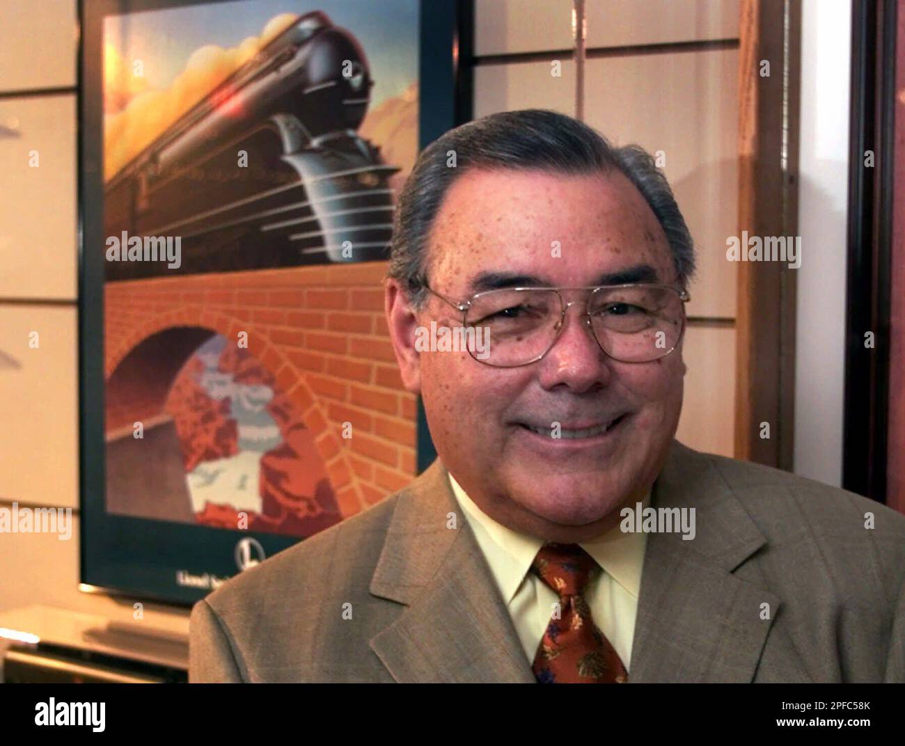 Lionel president Richard Maddox is shown in his company's headquarters