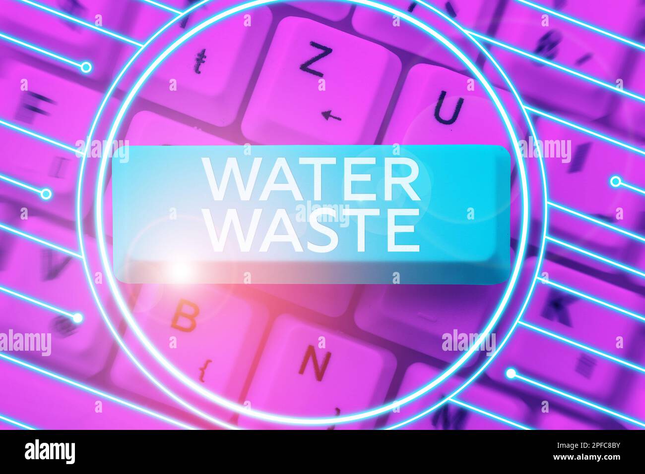 Handwriting Text Water Waste Concept Meaning Liquid That Has Been Used 