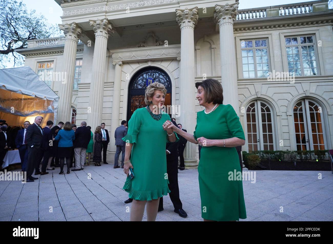 Irish Ambassador Geraldine Byrne Nason pictured with former House
