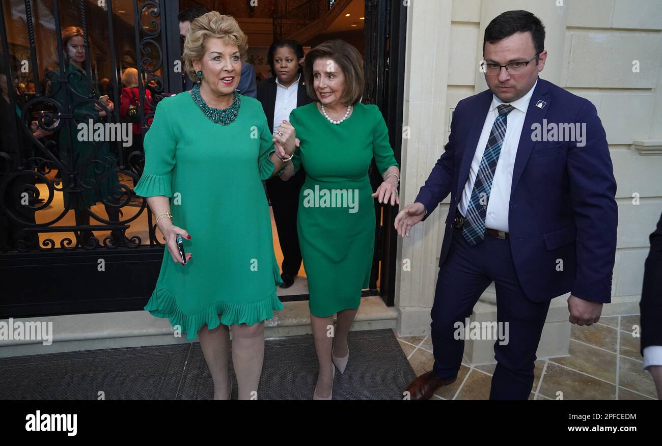 Irish Ambassador Geraldine Byrne Nason pictured with former House