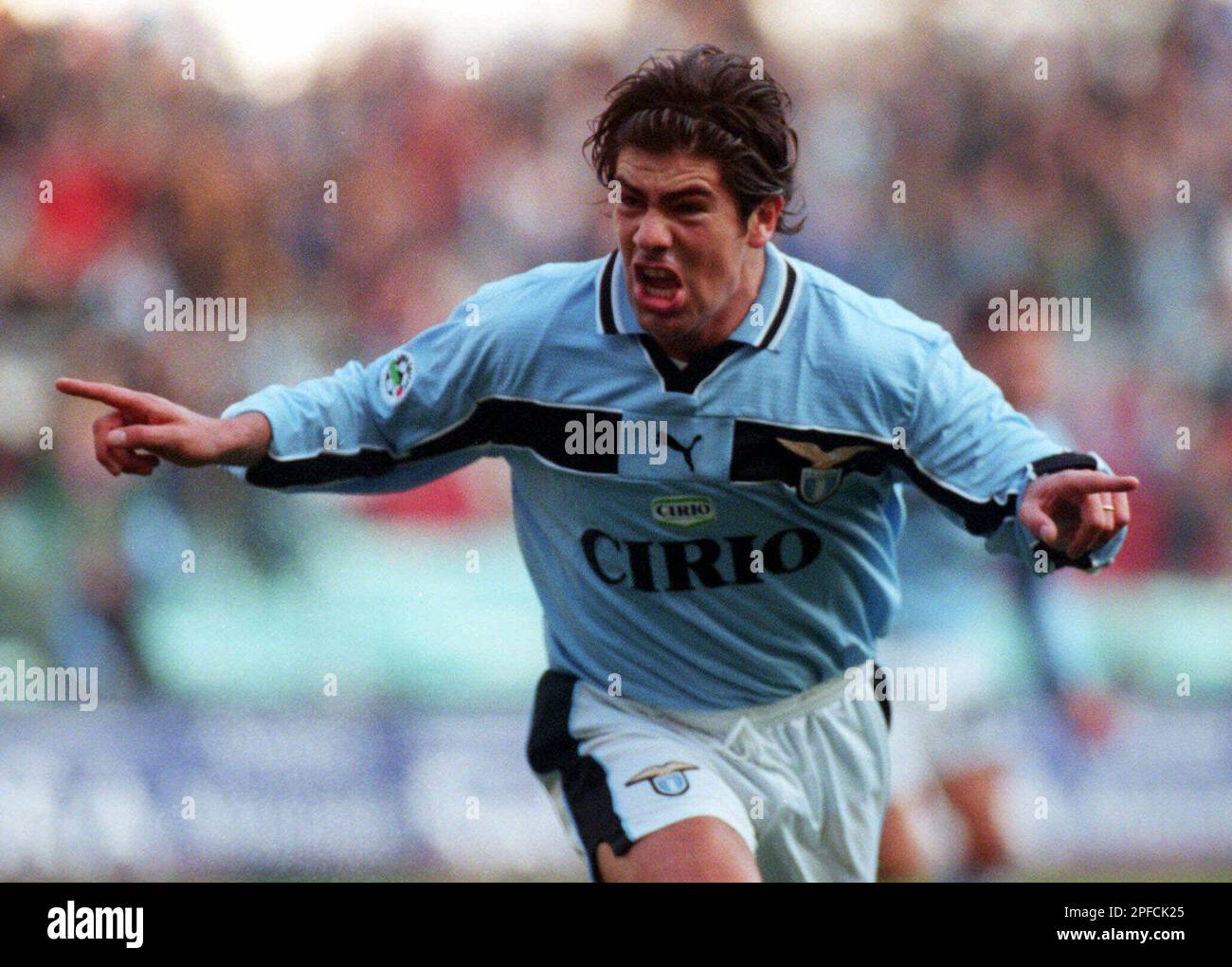 Marcelo Salas of Lazio chases a lost cause during the Italian Serie A  News Photo - Getty Images