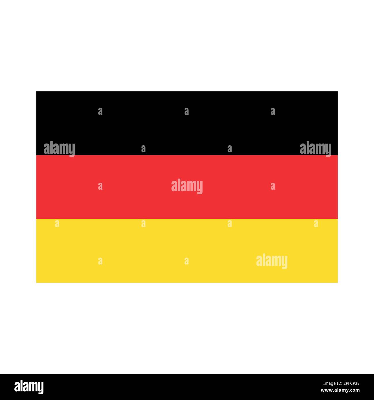 vector-flat-german-flag-stock-vector-image-art-alamy