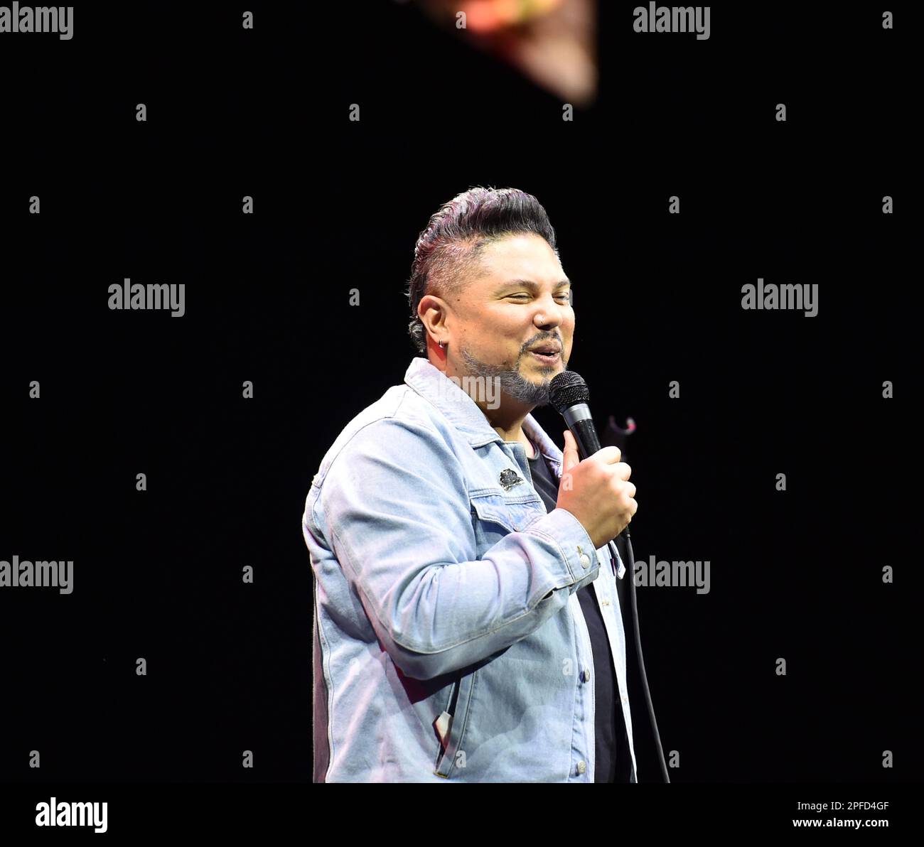 March 16, 2023, Norfolk, Virginia, USA JOE GUILA brings the laughs to