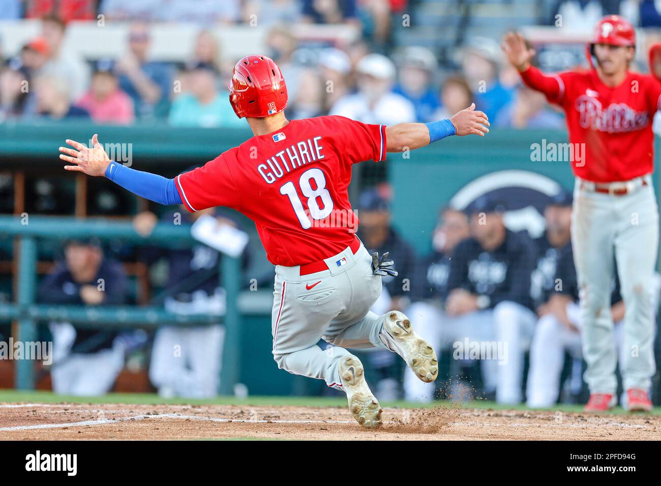 Philadelphia Phillies' spring training: Kody Clemens battles for