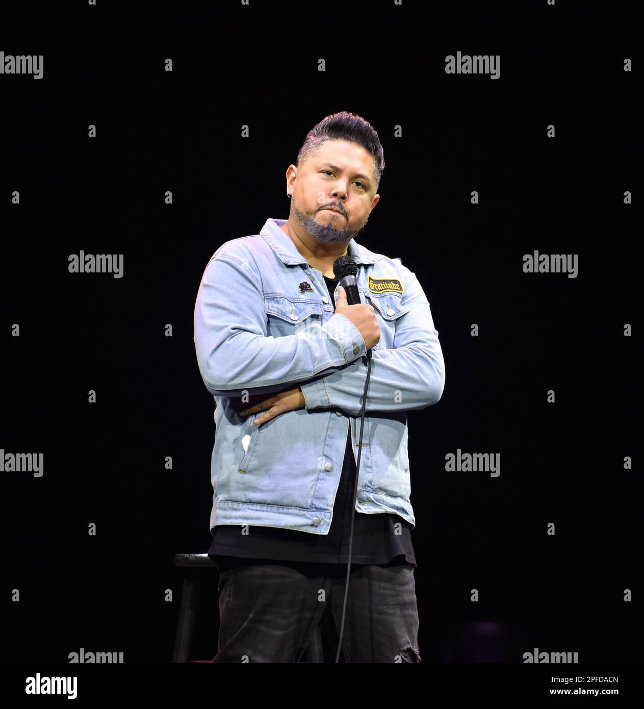 March 16, 2023, Norfolk, Virginia, USA JOE GUILA brings the laughs to
