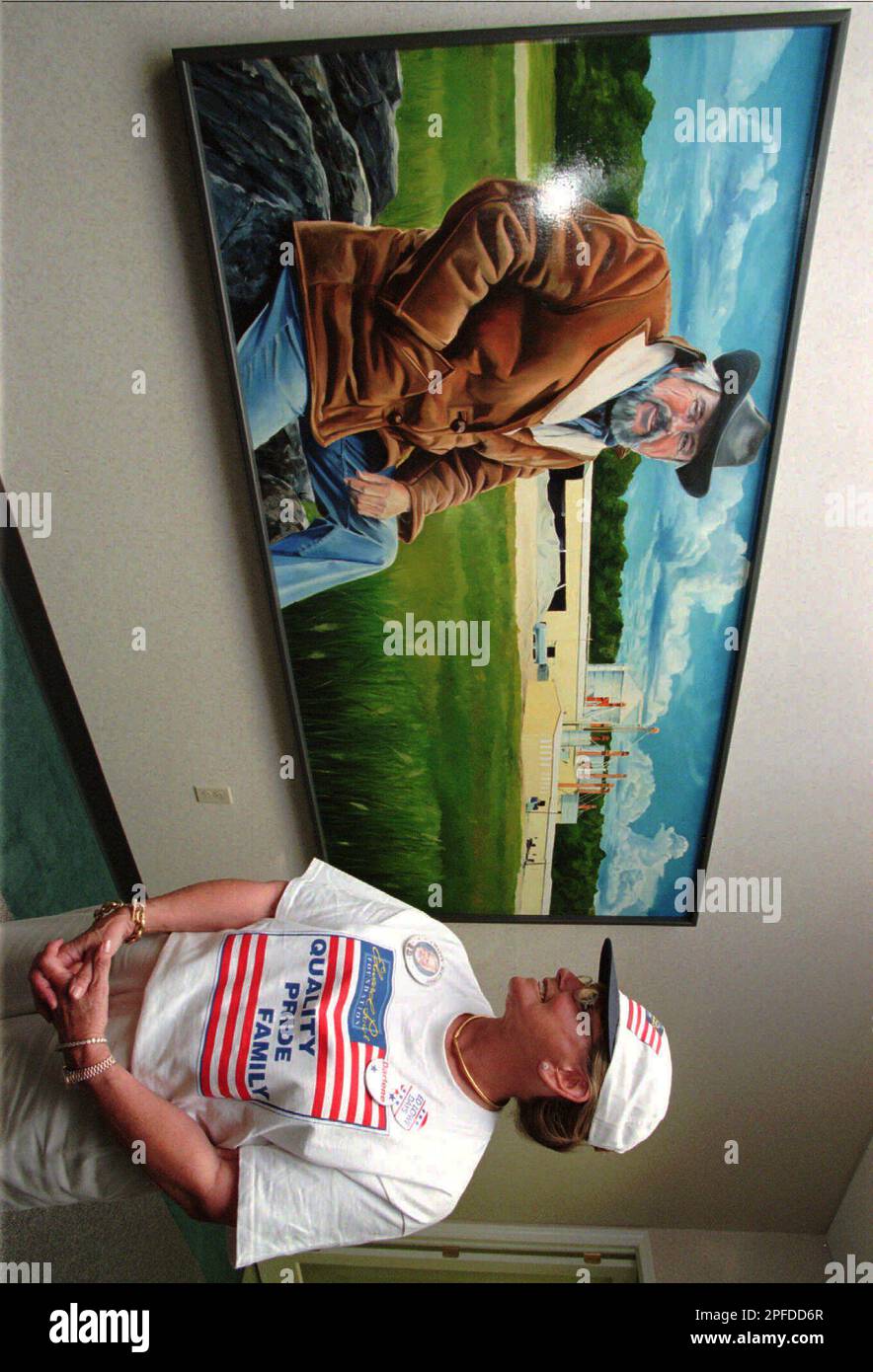 Darlene Lowe, widow of Ed Lowe, the man who came up with the idea for