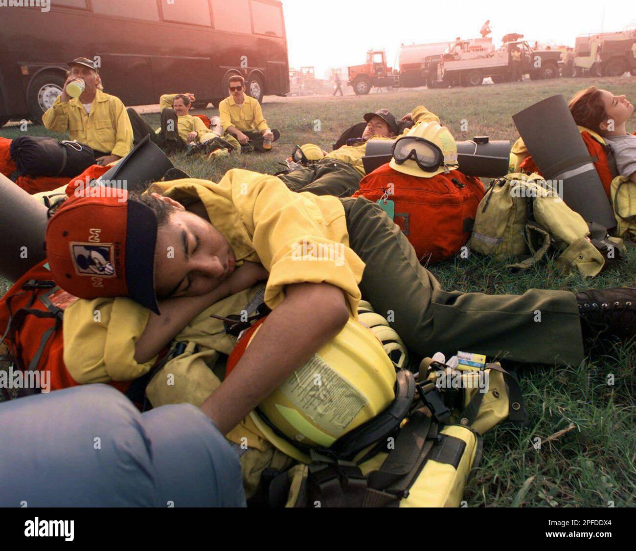 hannah-hinton-a-firefighter-from-cloverdale-ind-sleeps-at-the