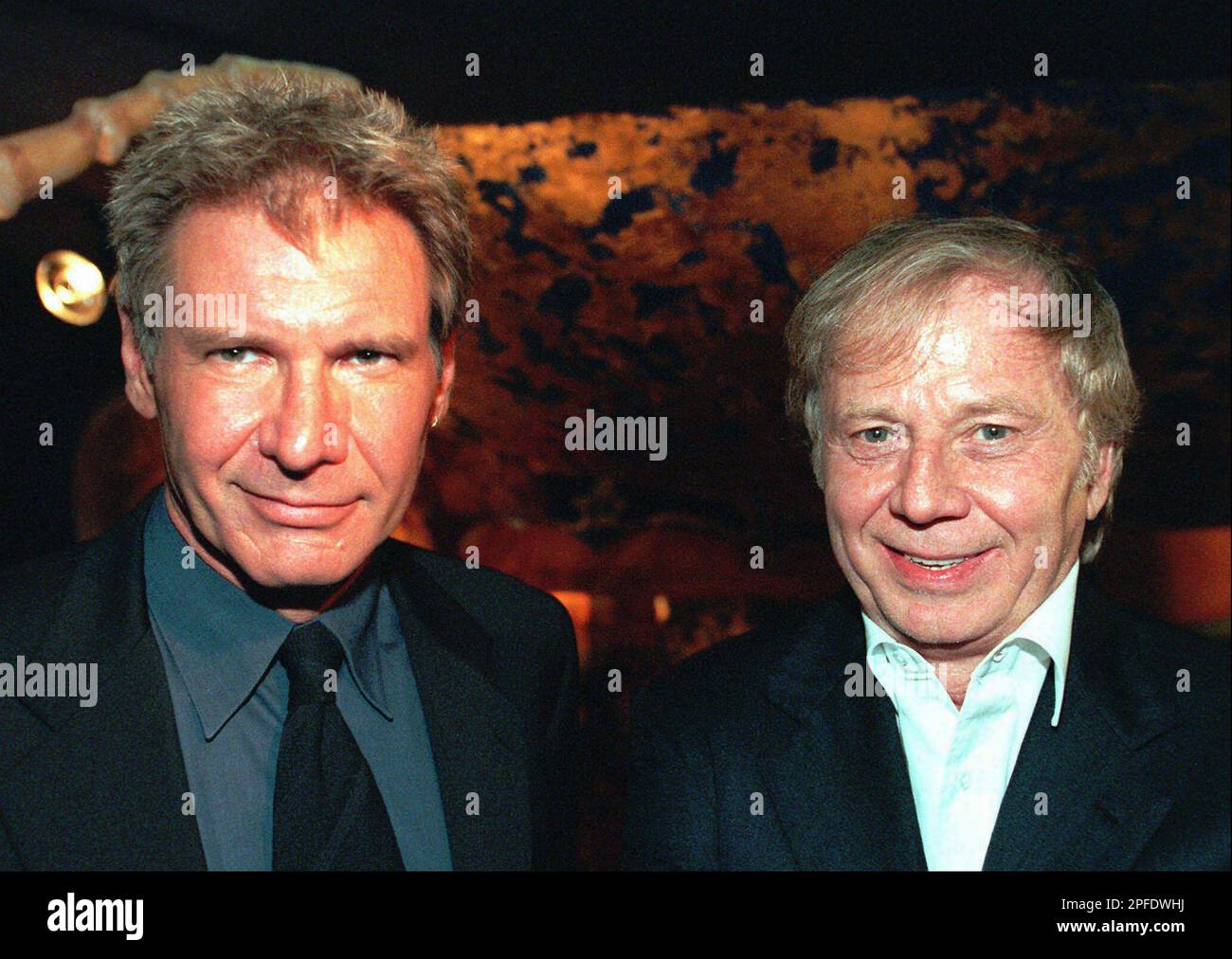 US actor Harrison Ford and German director Wolfgang Petersen during the
