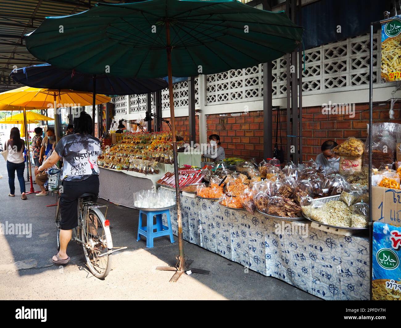 Local market in Bangkok, Thailand Stock Photo