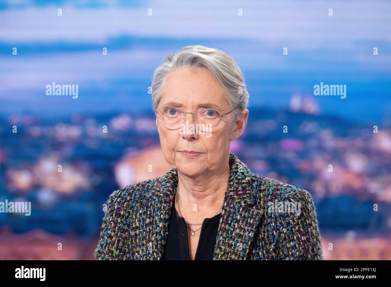 Paris, France. 16th Mar, 2023. France's Prime Minister Elisabeth Borne ...