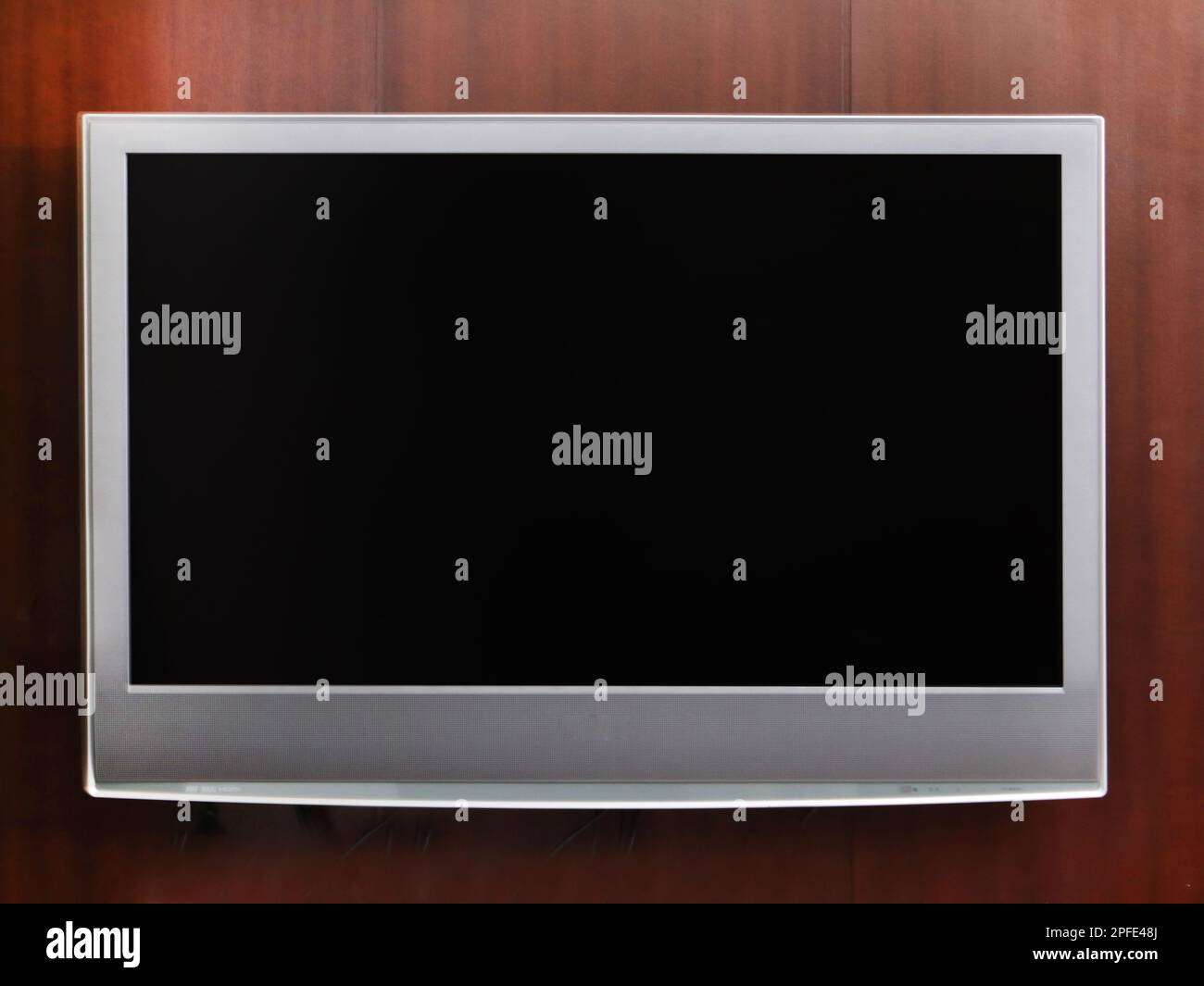 LED TV screen in the living room Stock Photo Alamy