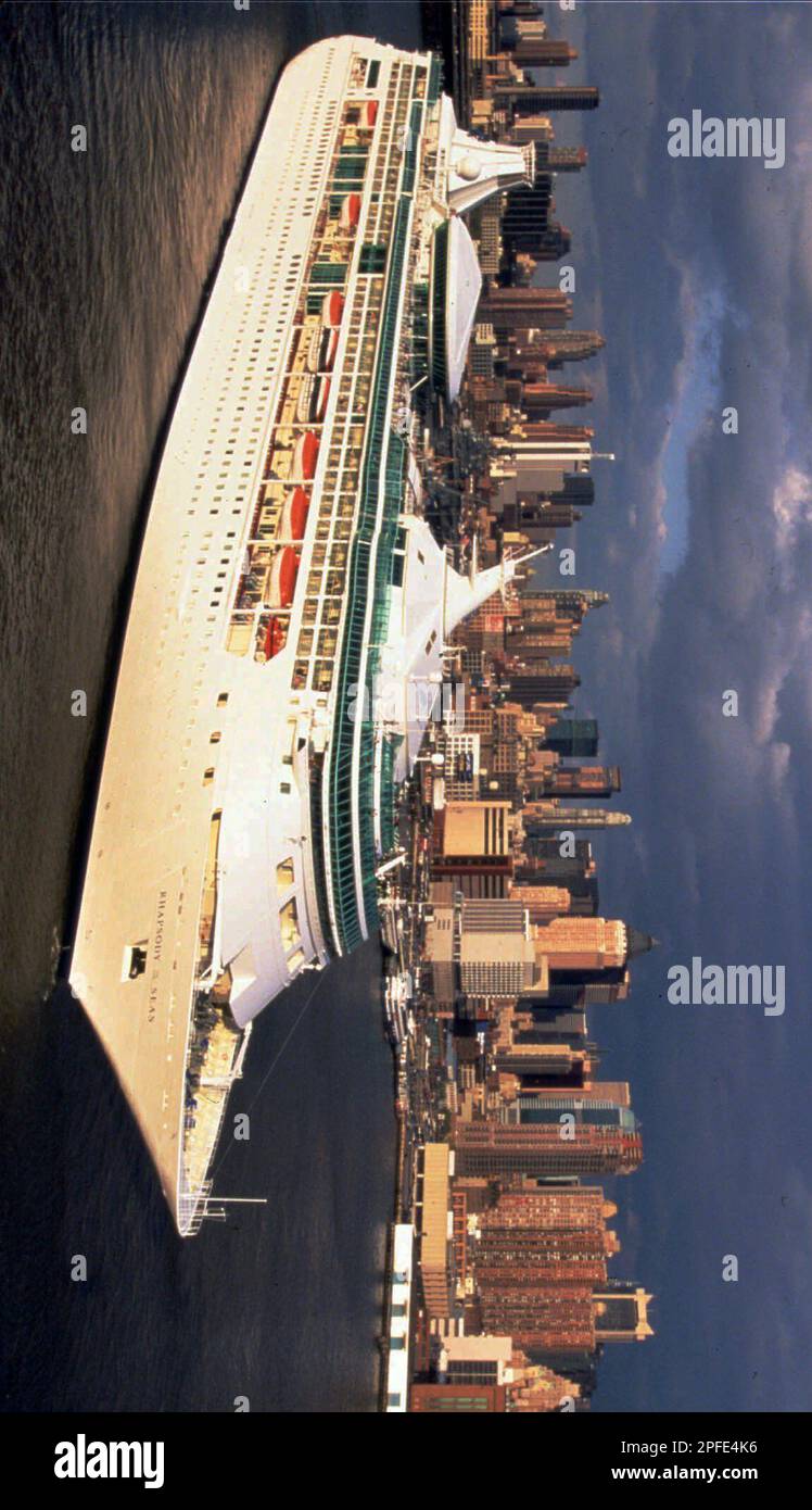 FILEA 1997 file photo of Royal Caribbean's "Rhapsody Of The Seas