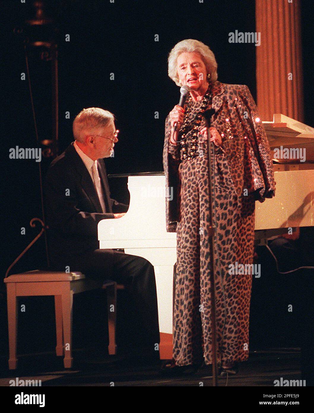 Dolores Hope, wife of comedy legend Bob Hope, sings 