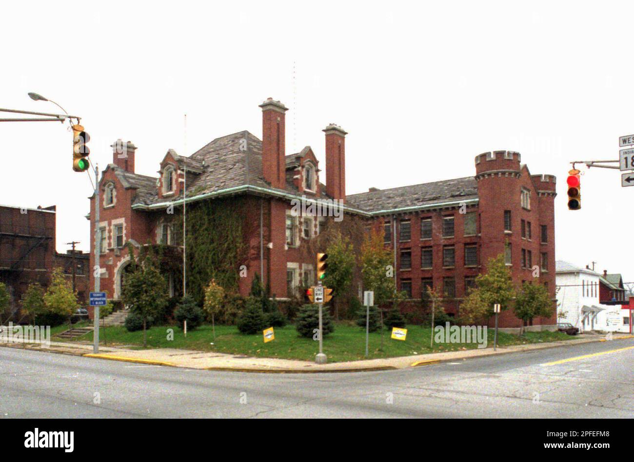 City officials say the former Grant County Jail in Marion, Ind., shown